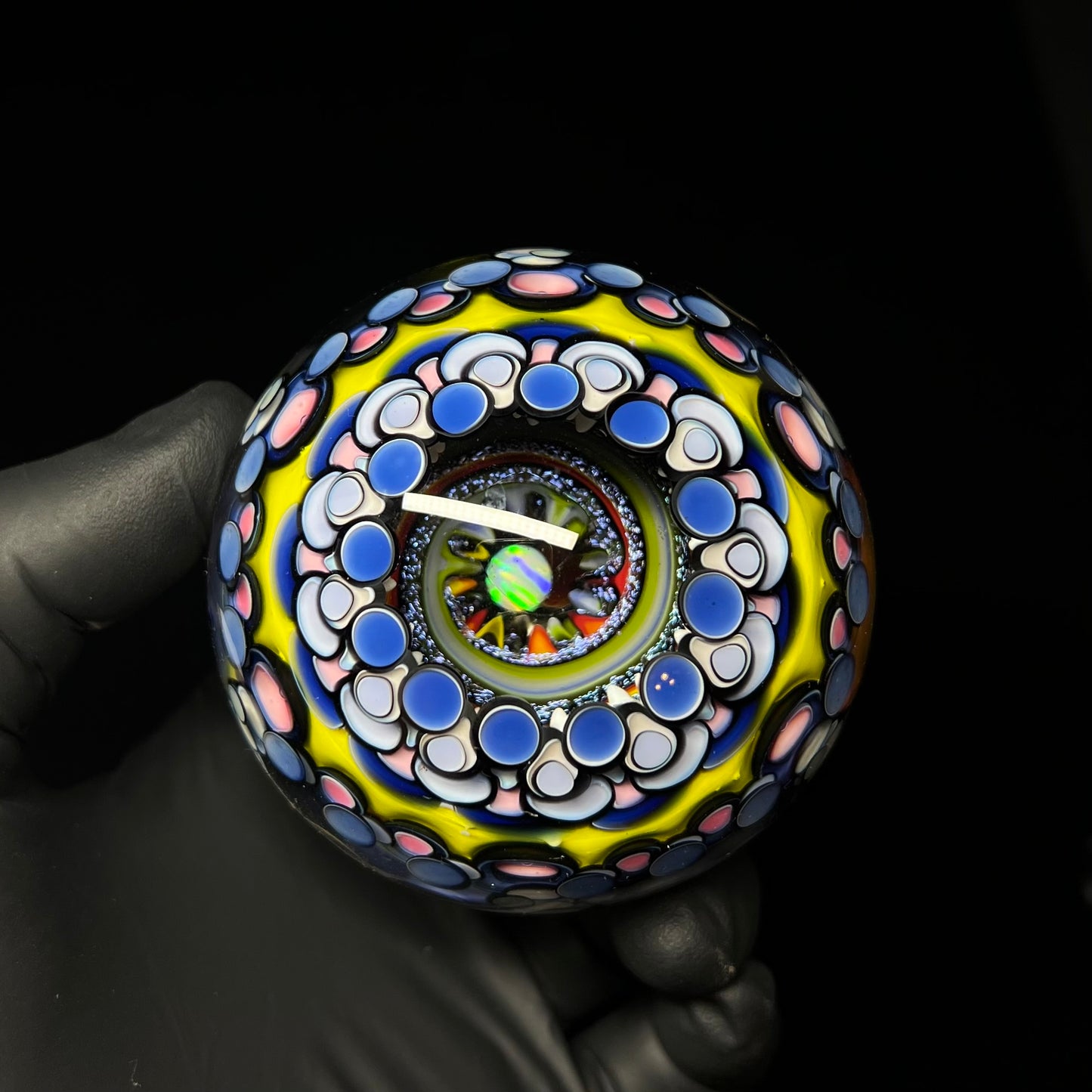 3 inch UV Opal Eater Cave Marble