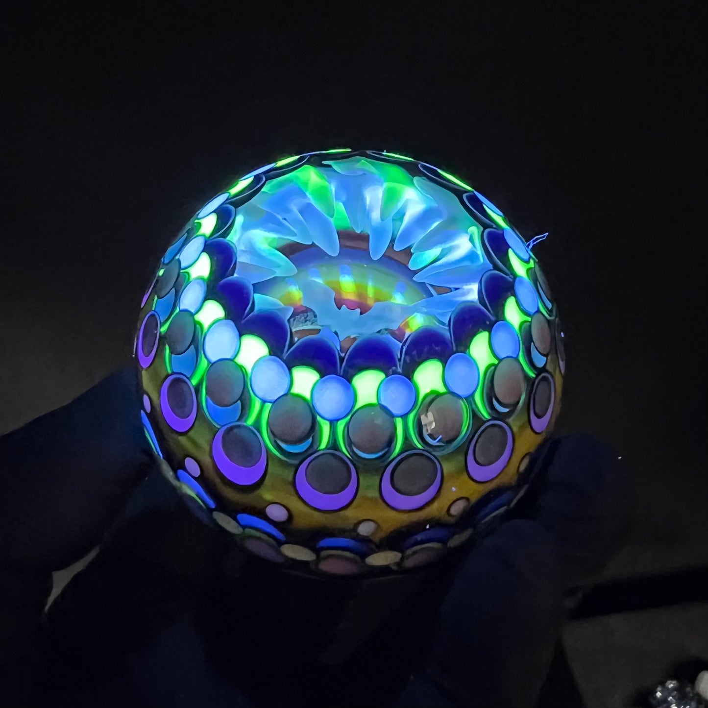 UV Bat Cave Vortex Marble