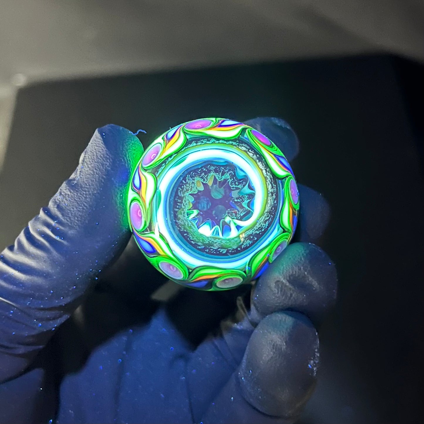 1.5 inch UV Opal Eater Cave Marble