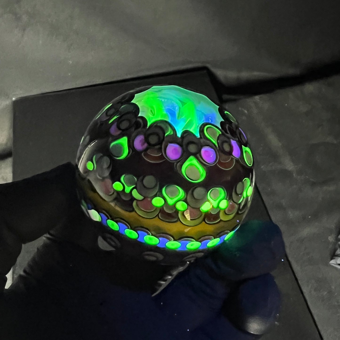 60mm UV Bat Cave Vortex Marble