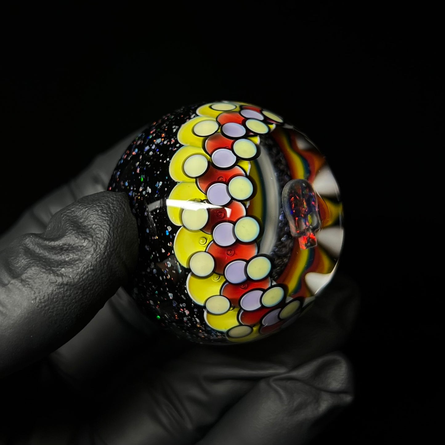 UV Skull 💀 Vortex Marble