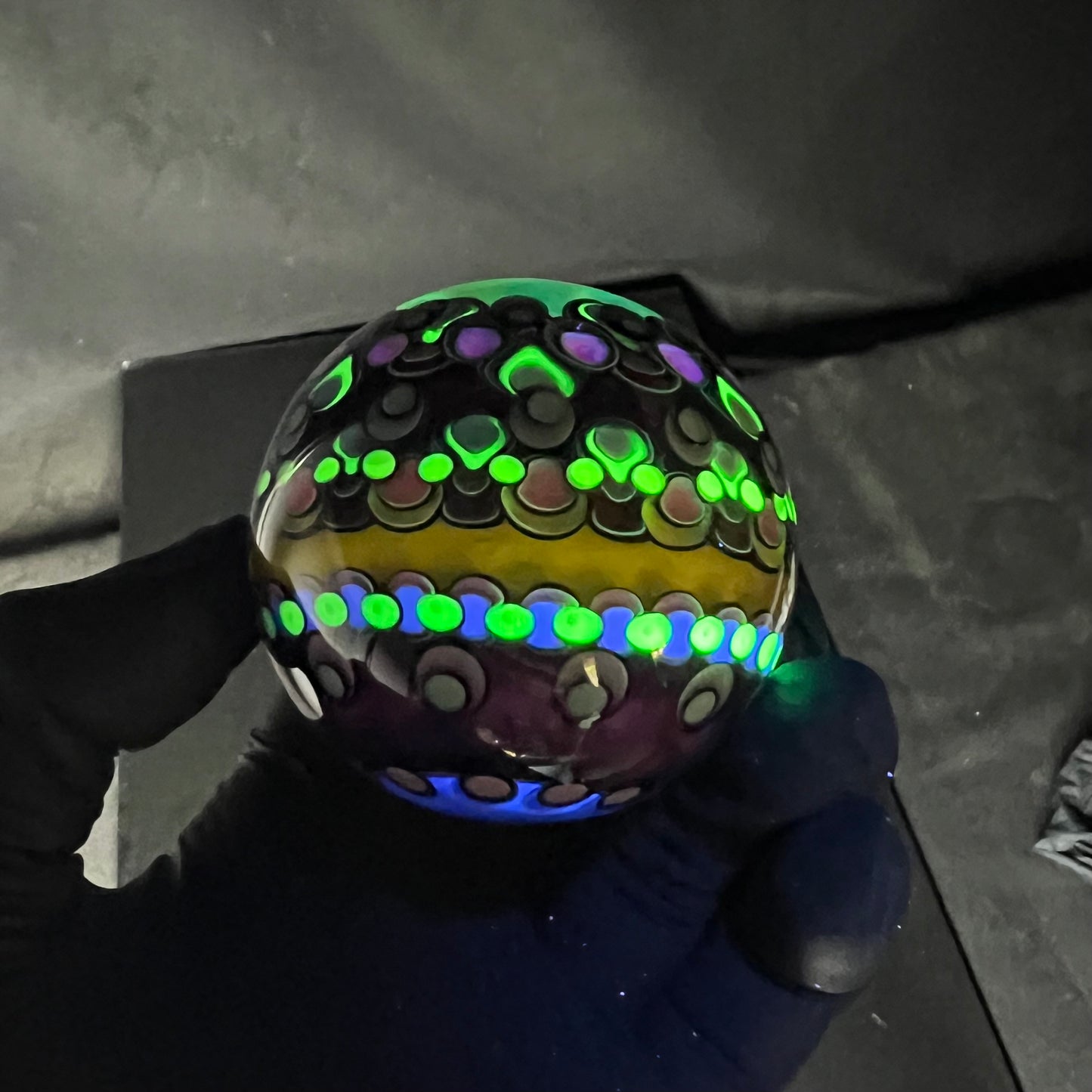 60mm UV Bat Cave Vortex Marble