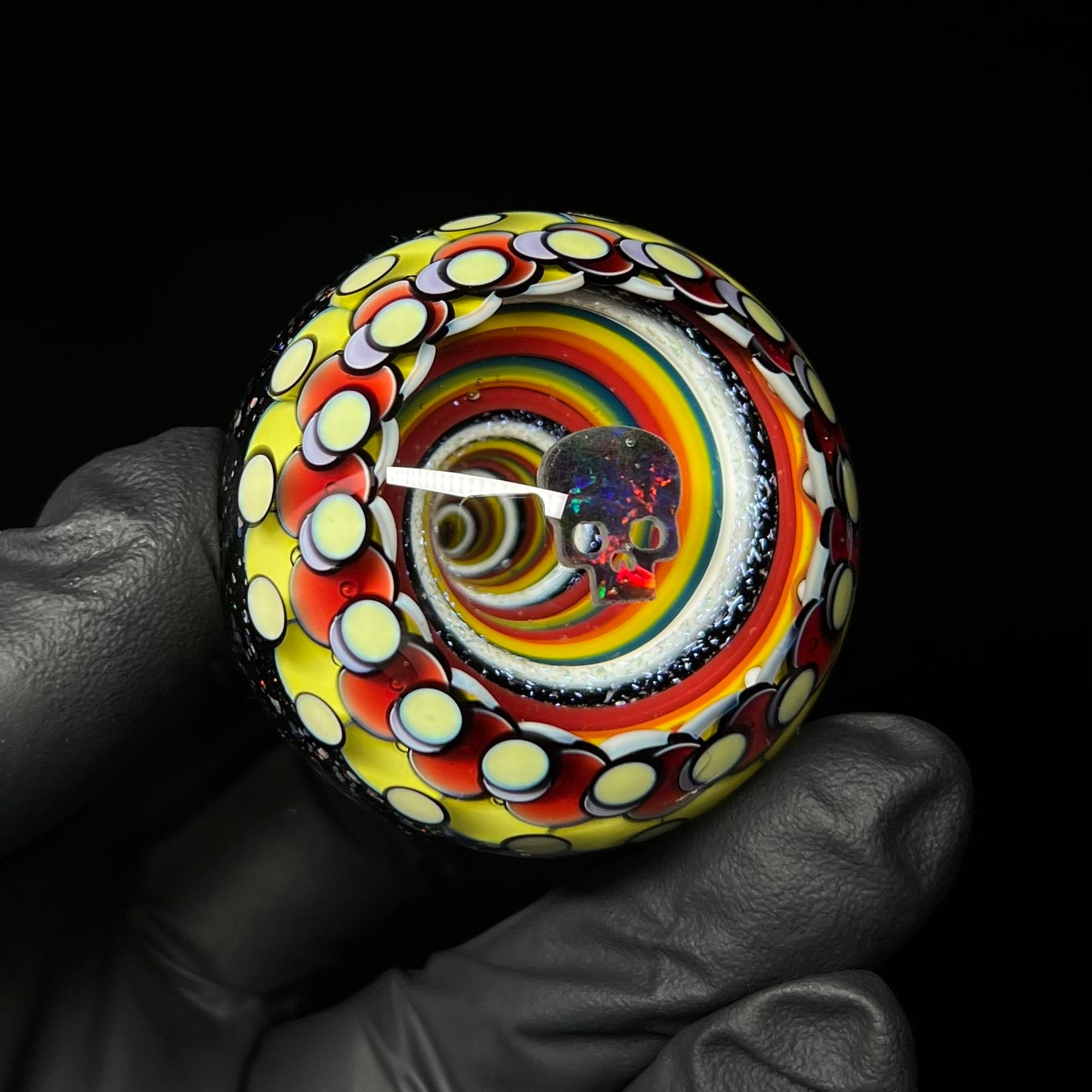 UV Skull 💀 Vortex Marble