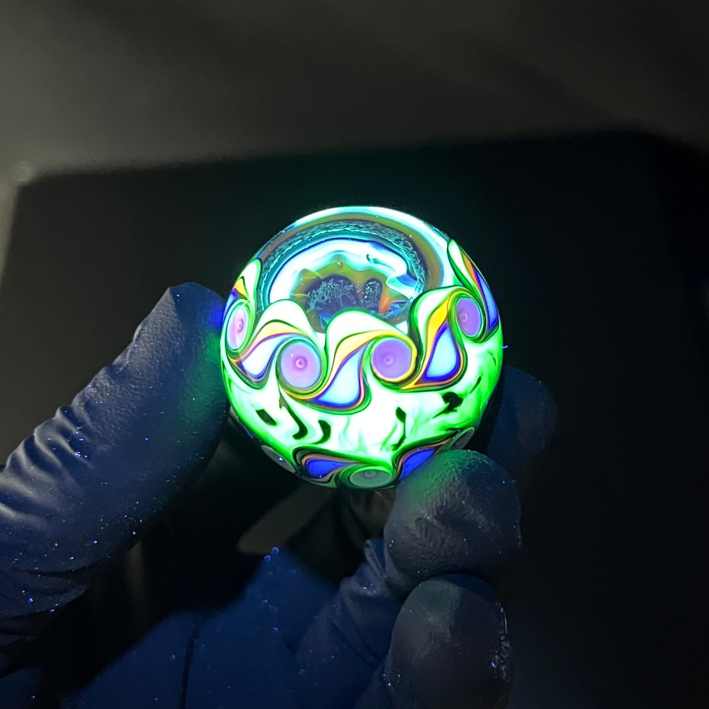 1.5 inch UV Opal Eater Cave Marble