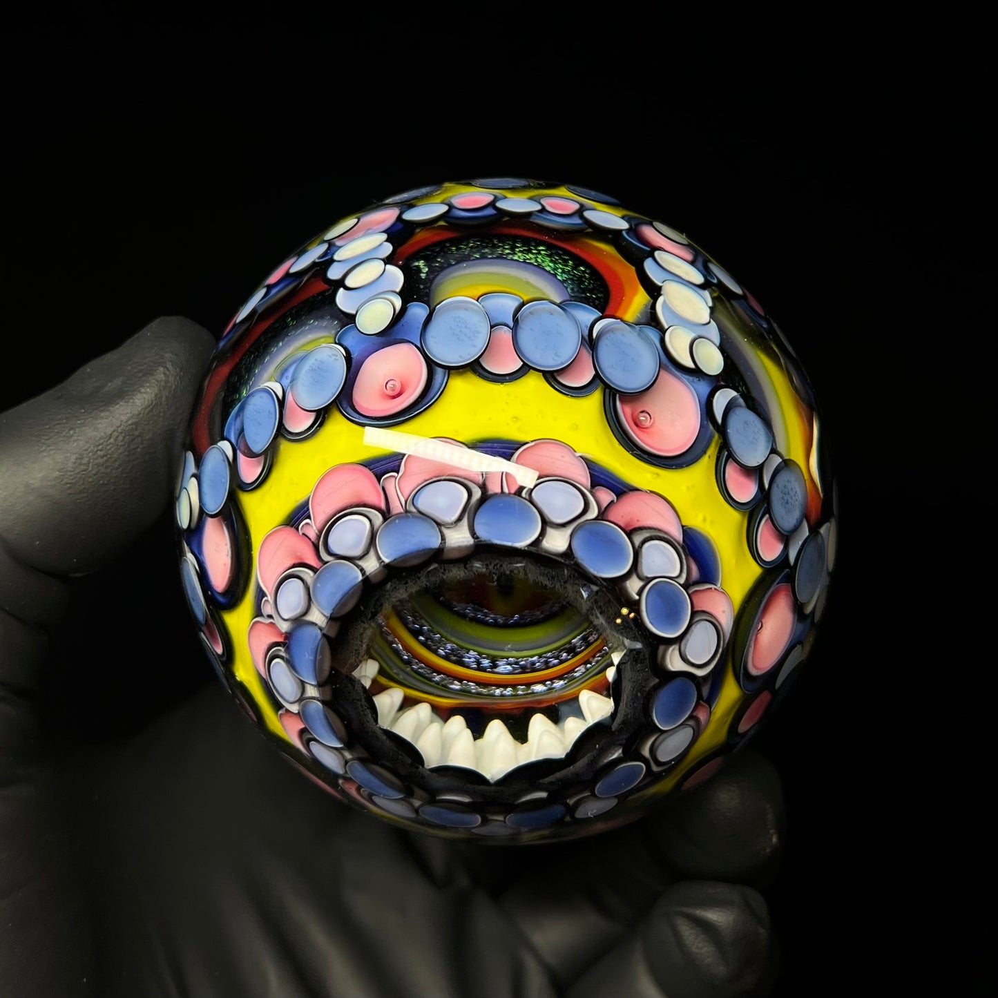 3 inch UV Opal Eater Cave Marble