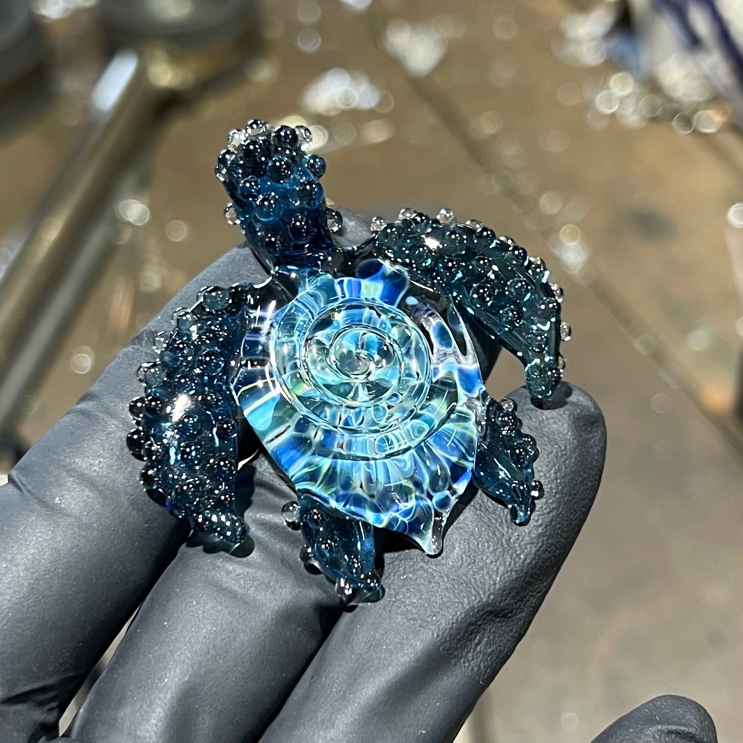 Rare Spiral 🌀 Shell Sea Turtle Pendant