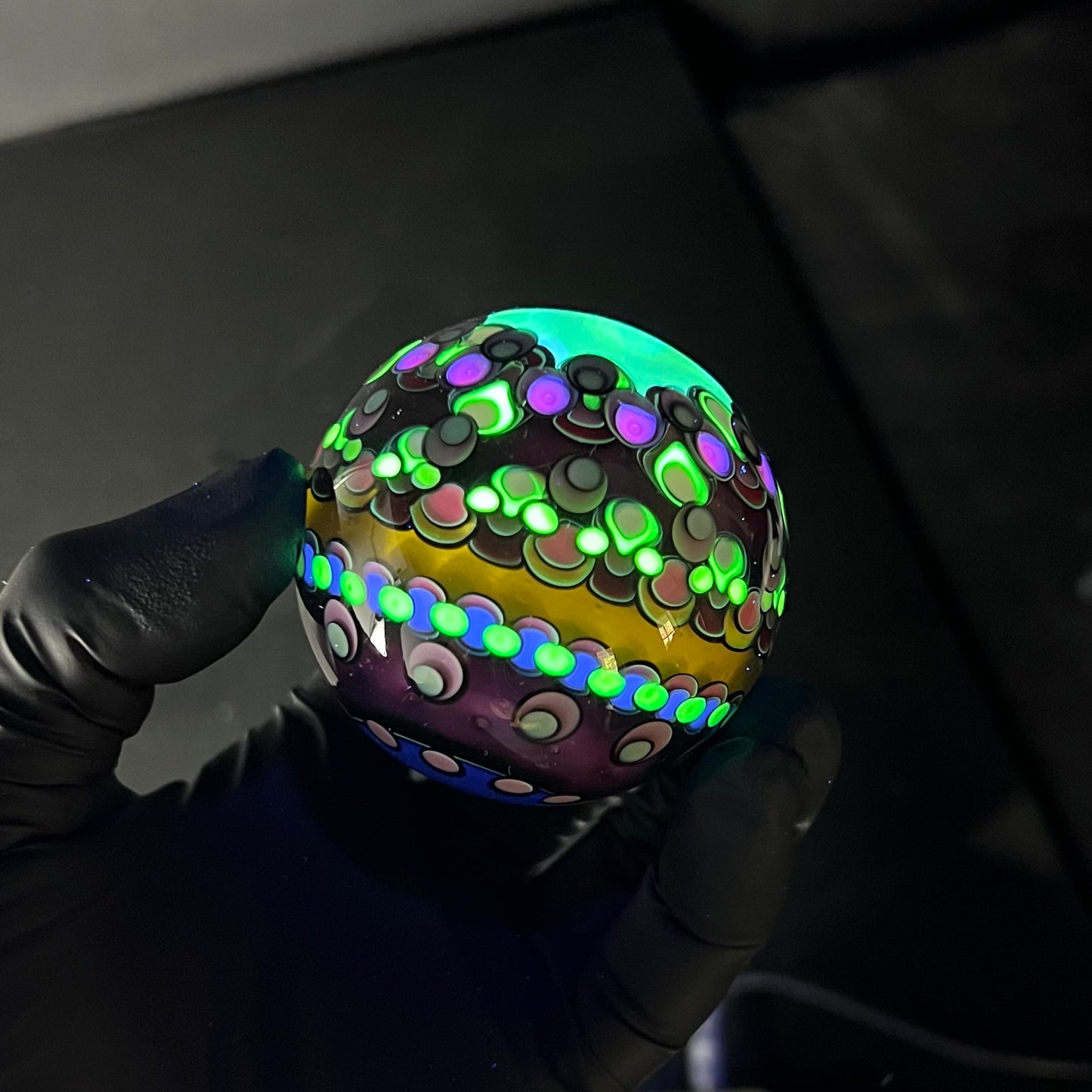 60mm UV Bat Cave Vortex Marble