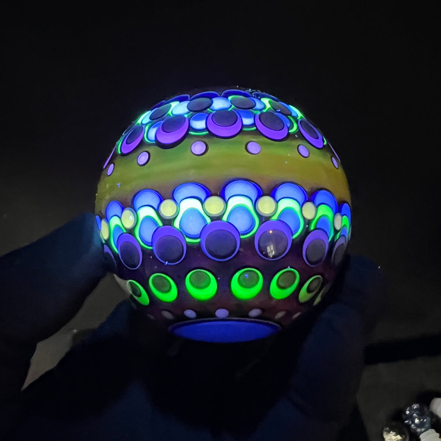 UV Bat Cave Vortex Marble