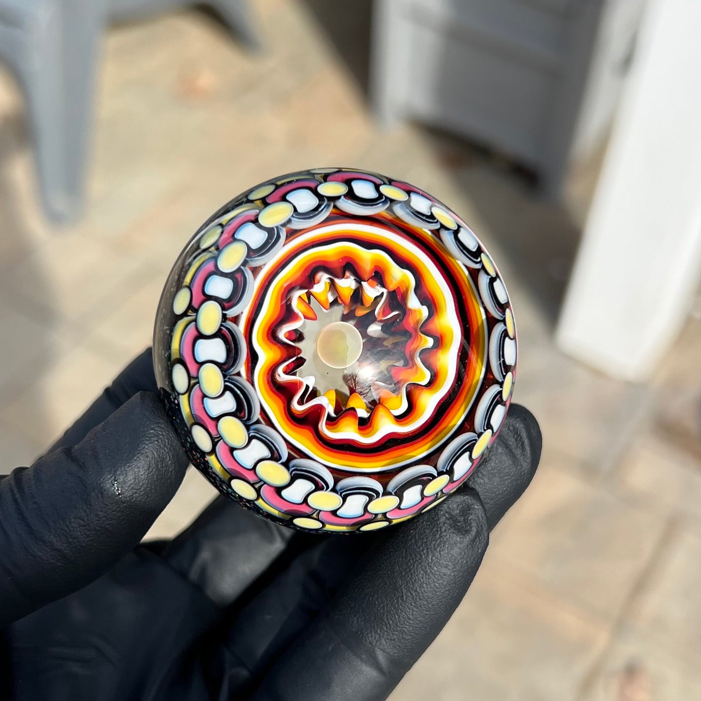 2 inch Opal Eater Cave Marble