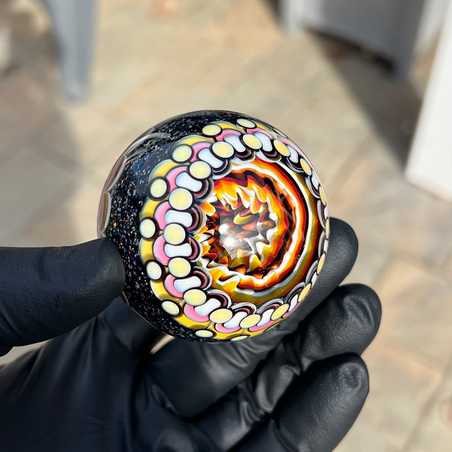 2 inch Opal Eater Cave Marble