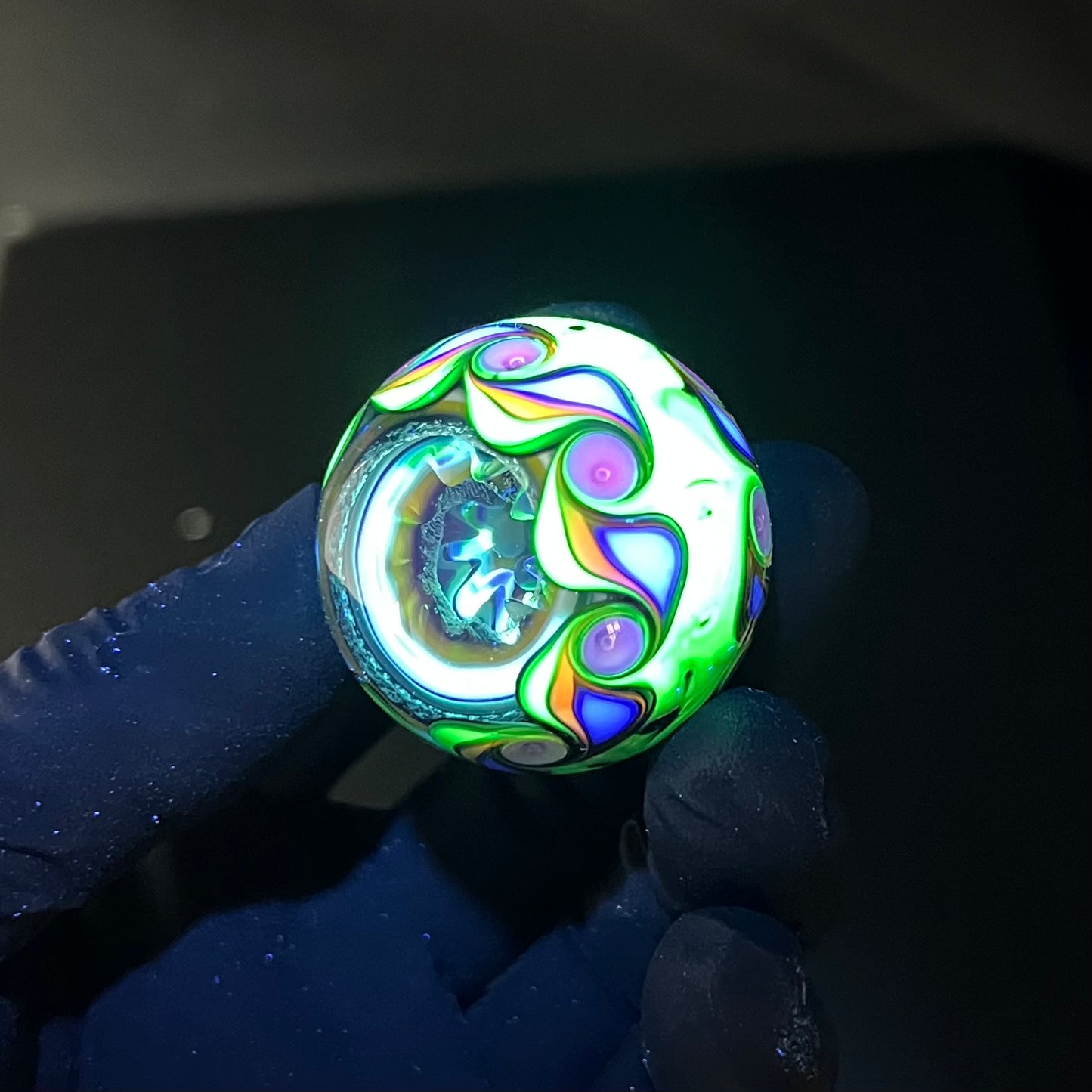1.5 inch UV Opal Eater Cave Marble