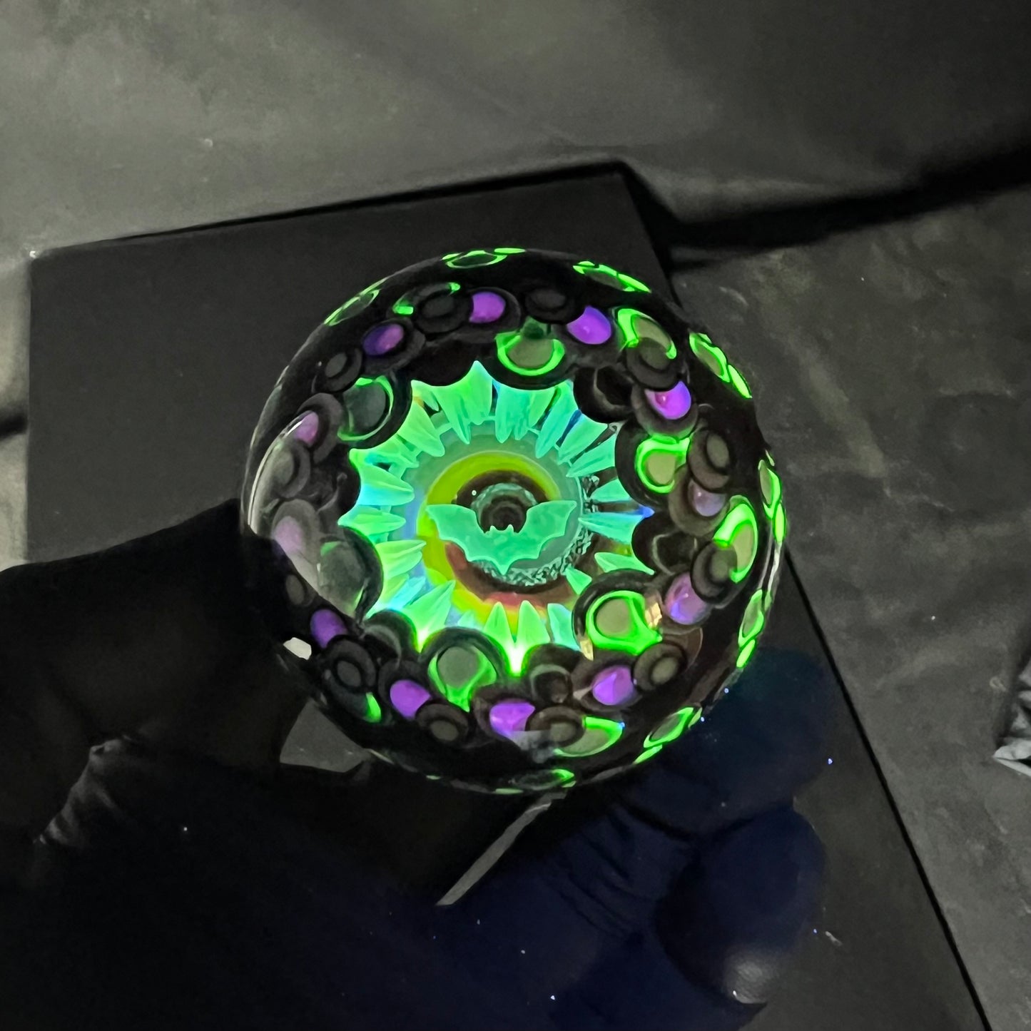 60mm UV Bat Cave Vortex Marble