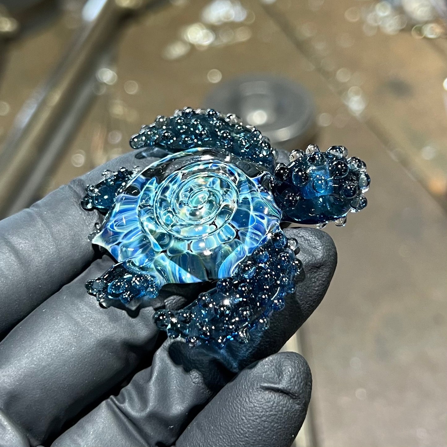 Rare Spiral 🌀 Shell Sea Turtle Pendant