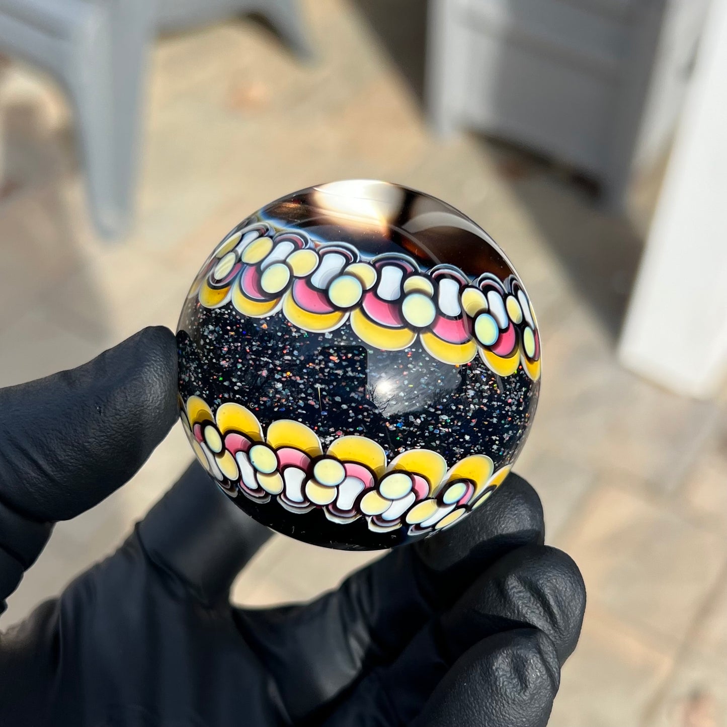 2 inch Opal Eater Cave Marble