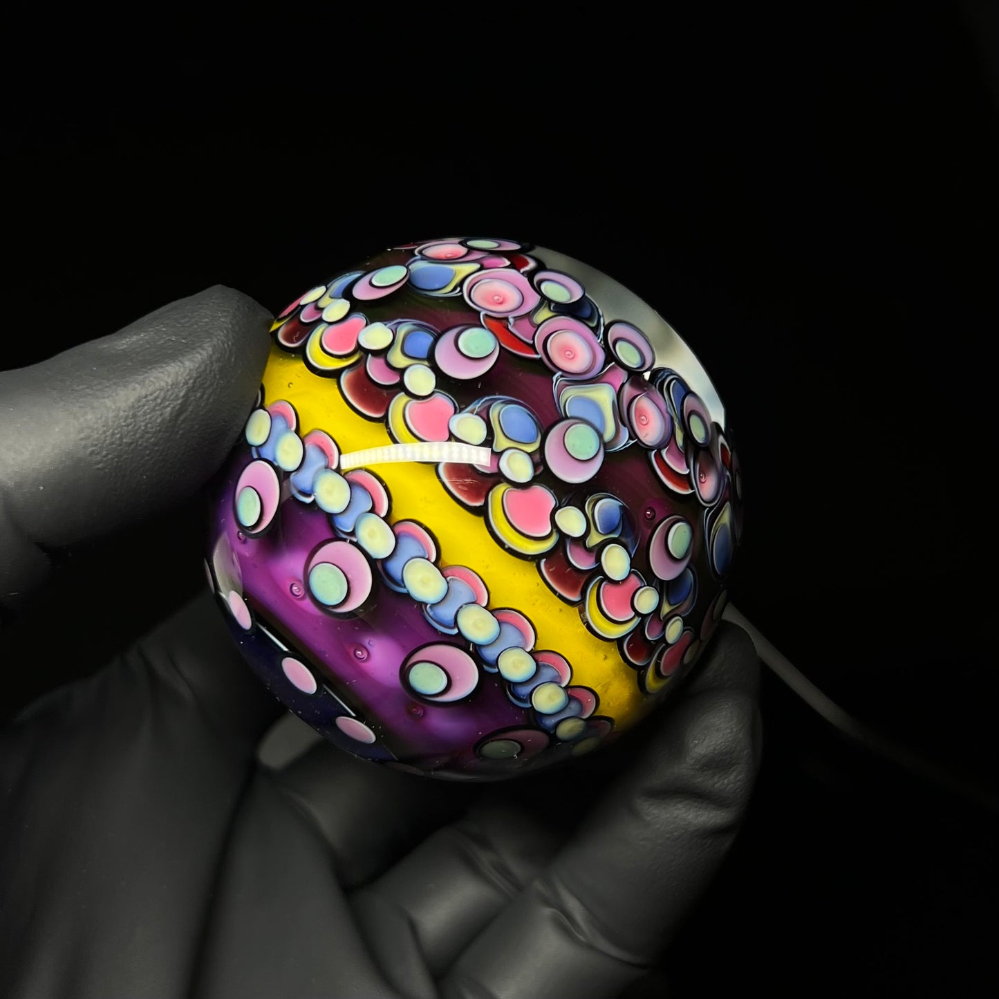 60mm UV Bat Cave Vortex Marble