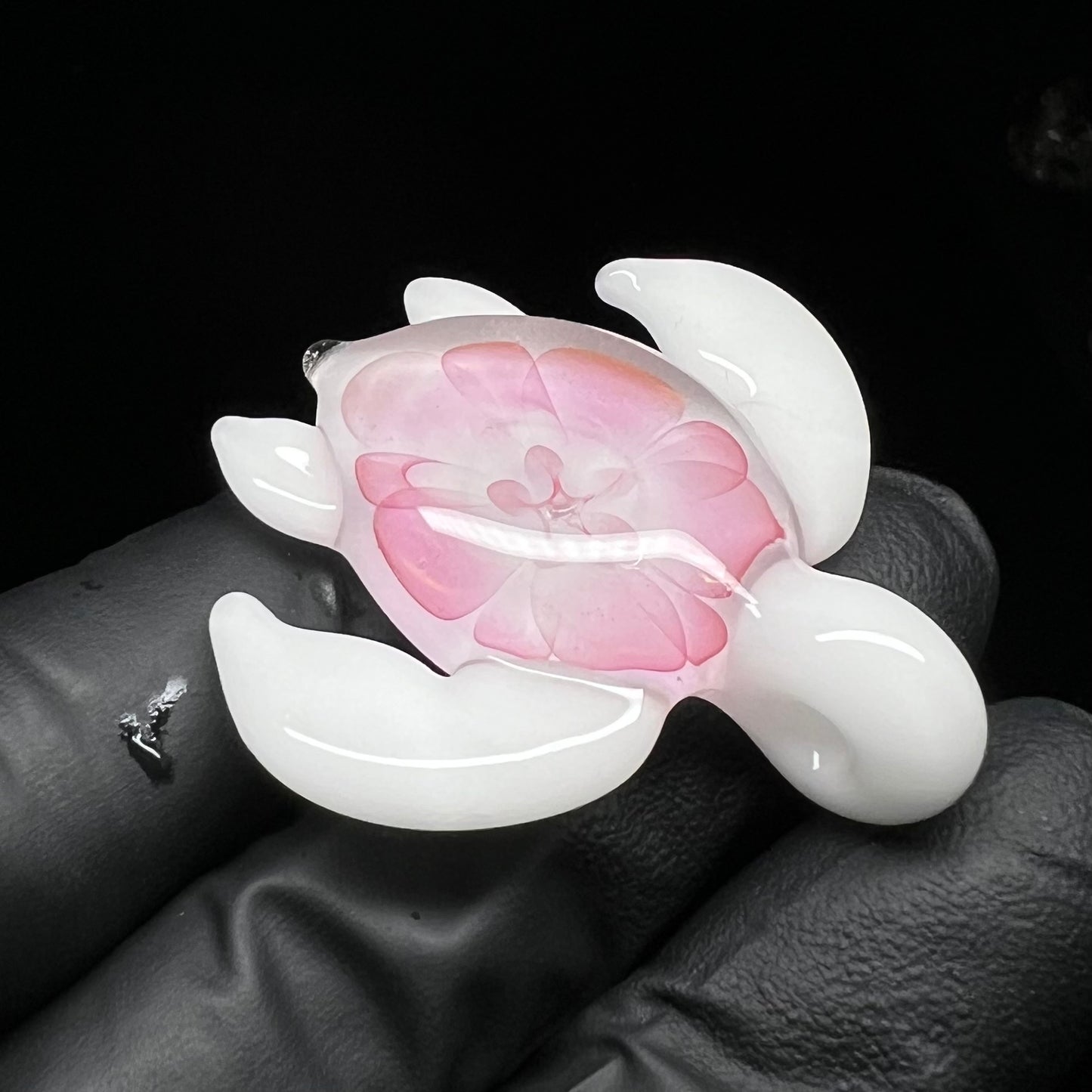 Flower Shell Sea Turtle Pendant