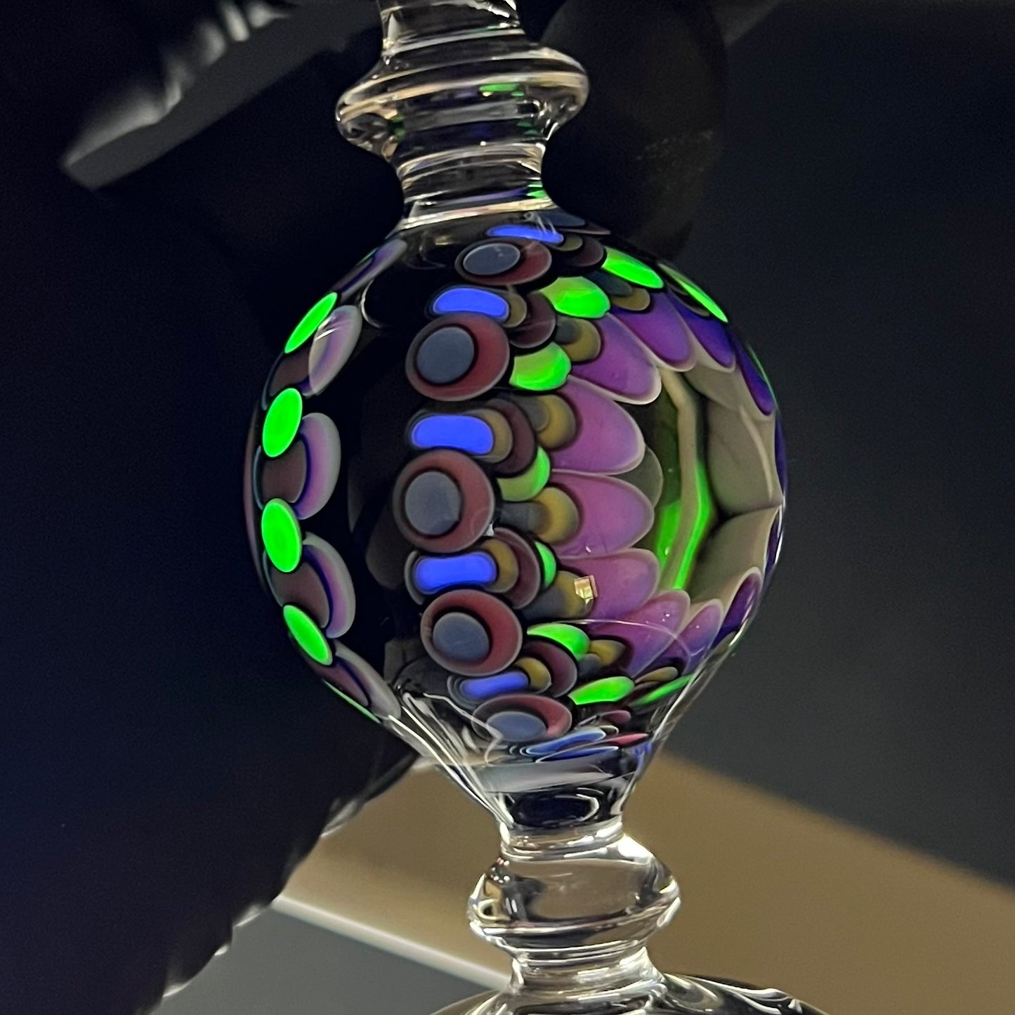 16 ounce Cup with a UV Marble Stem