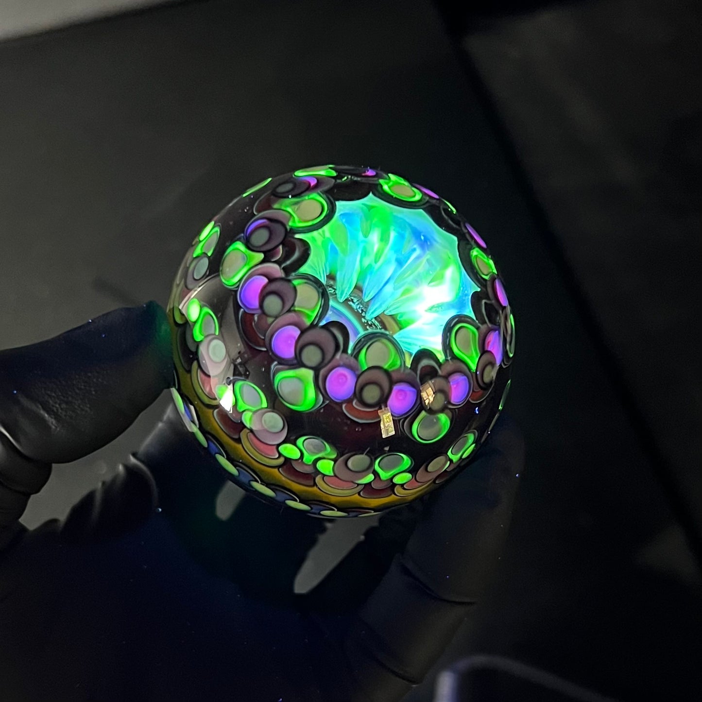 60mm UV Bat Cave Vortex Marble