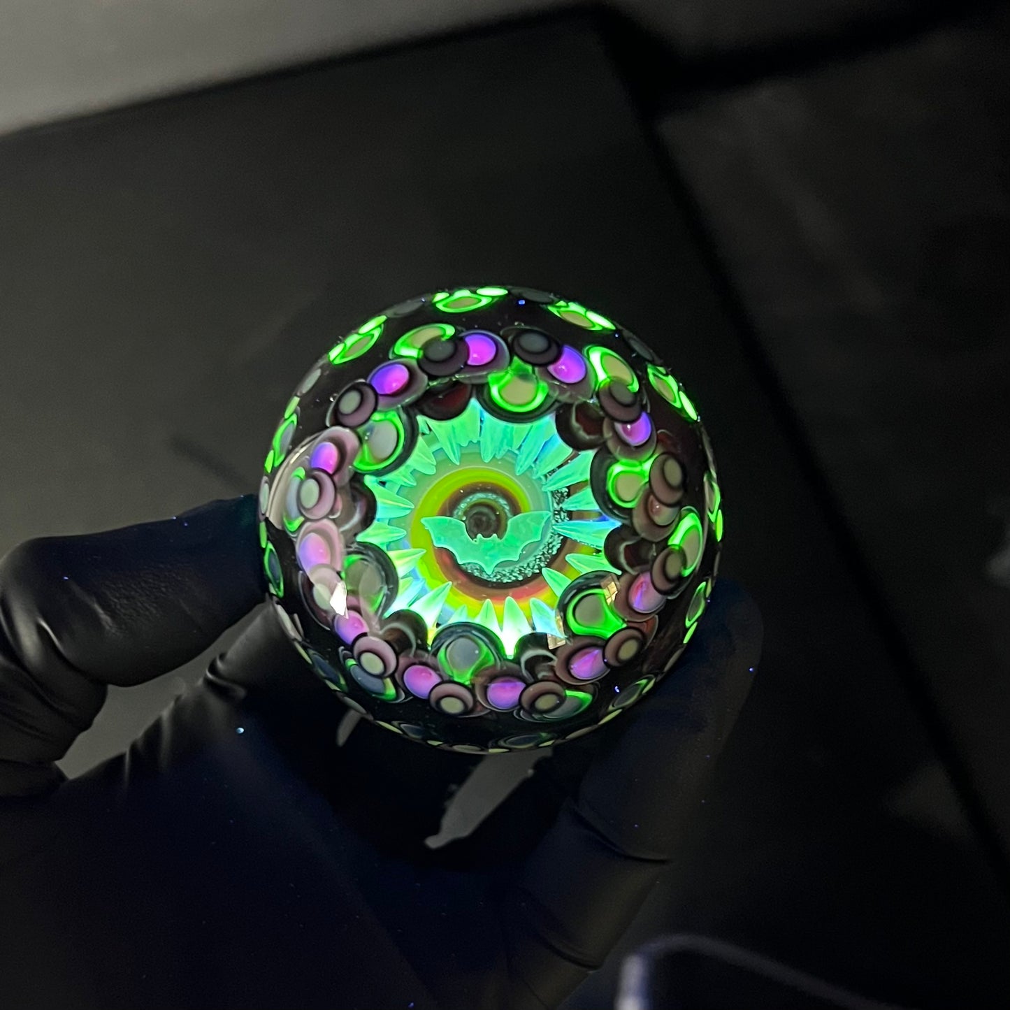 60mm UV Bat Cave Vortex Marble