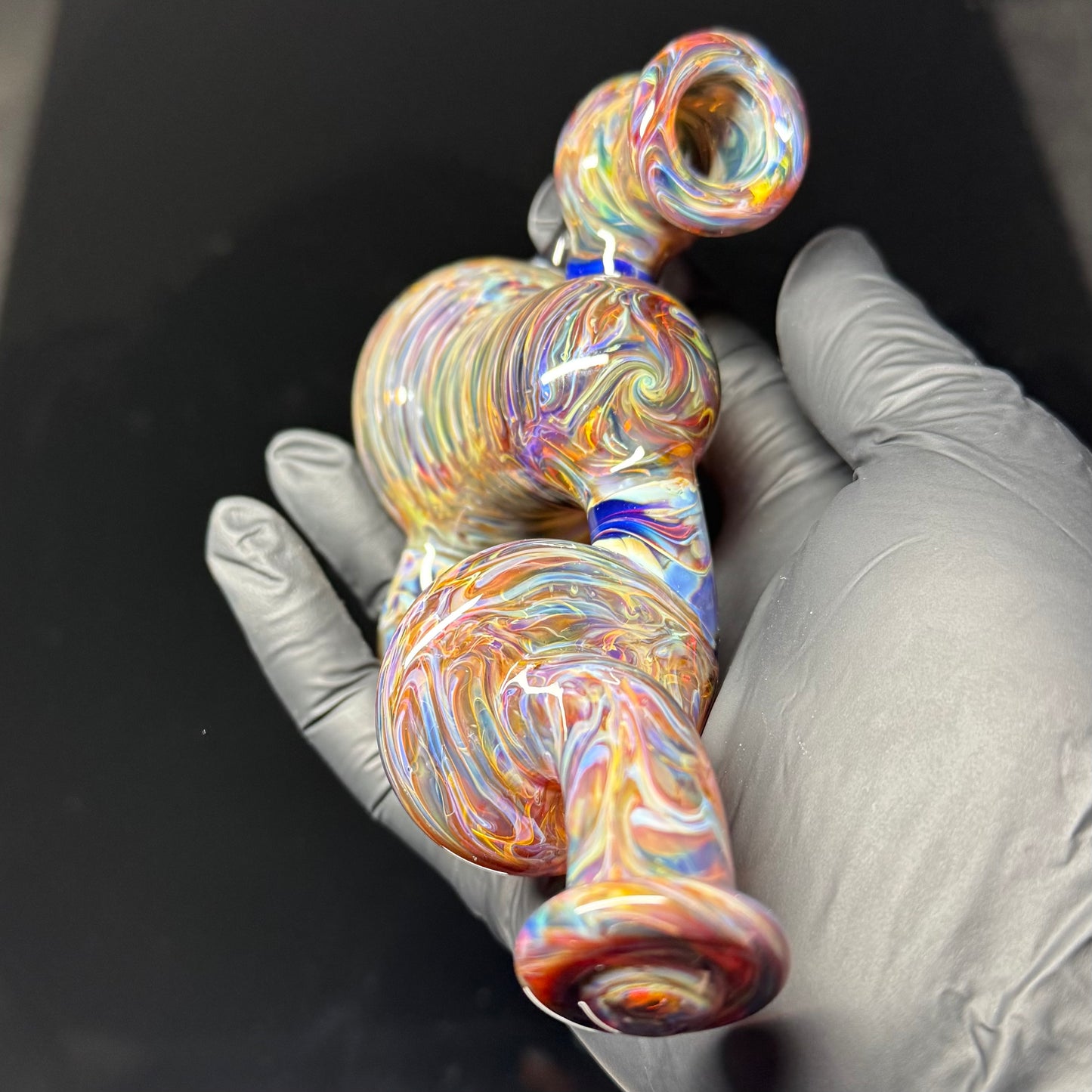 14mm UV Tie Dye Recycler