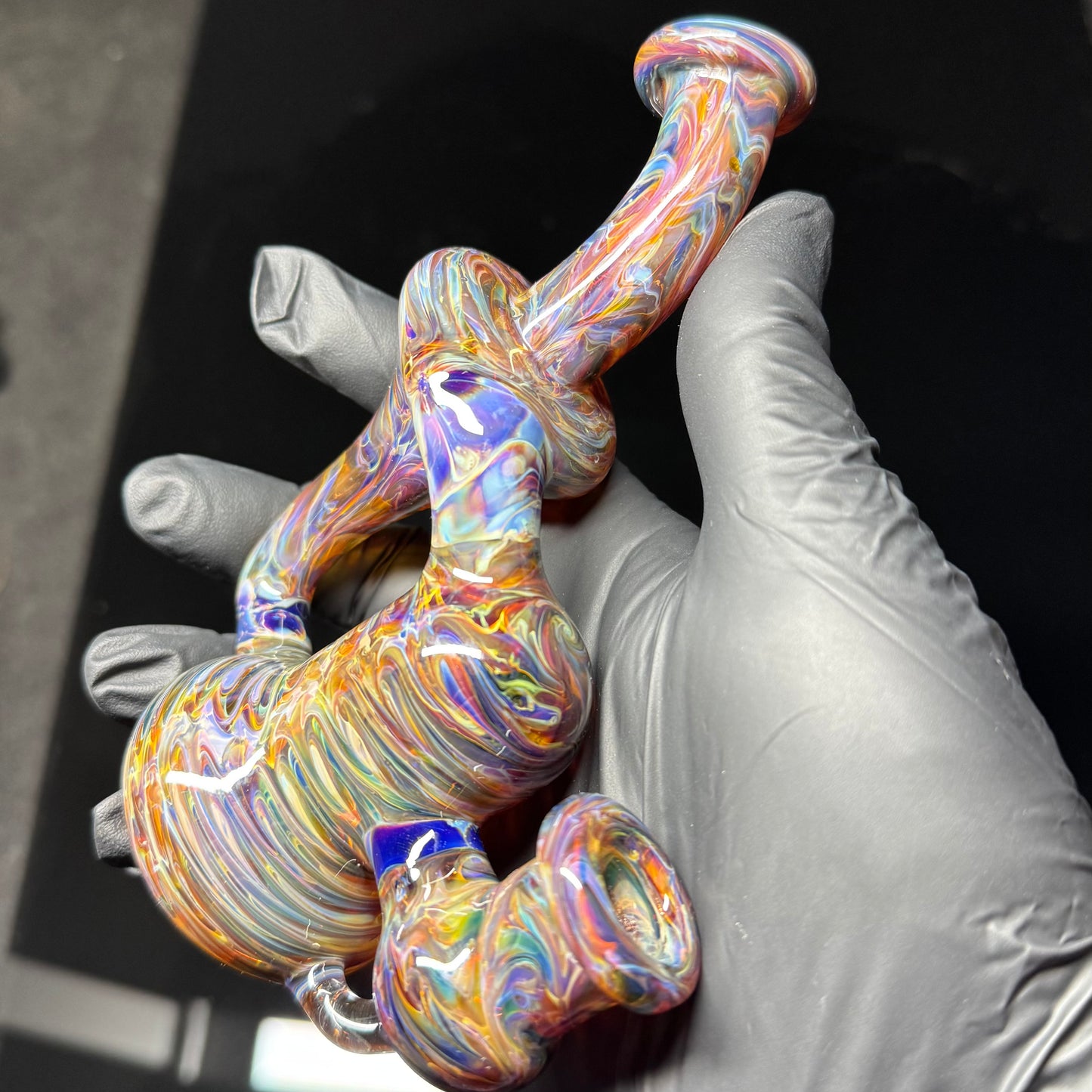 14mm UV Tie Dye Recycler