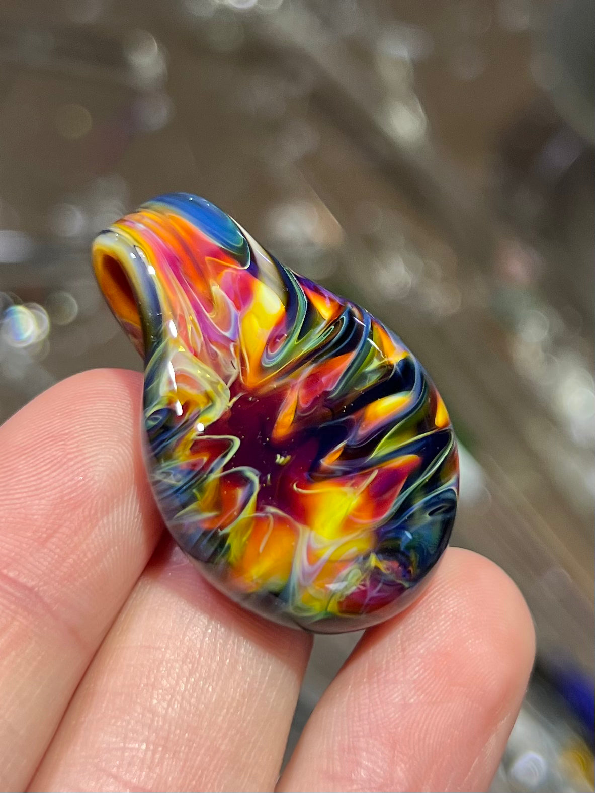 Tie Dye Pendant