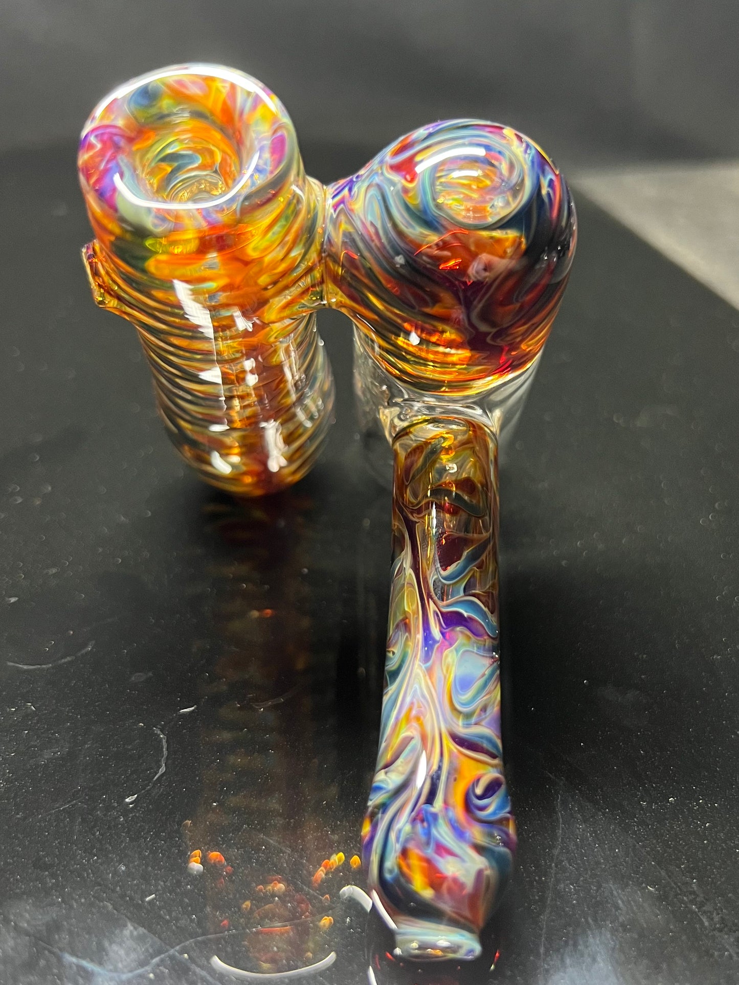Tie Dye Double Bubbler