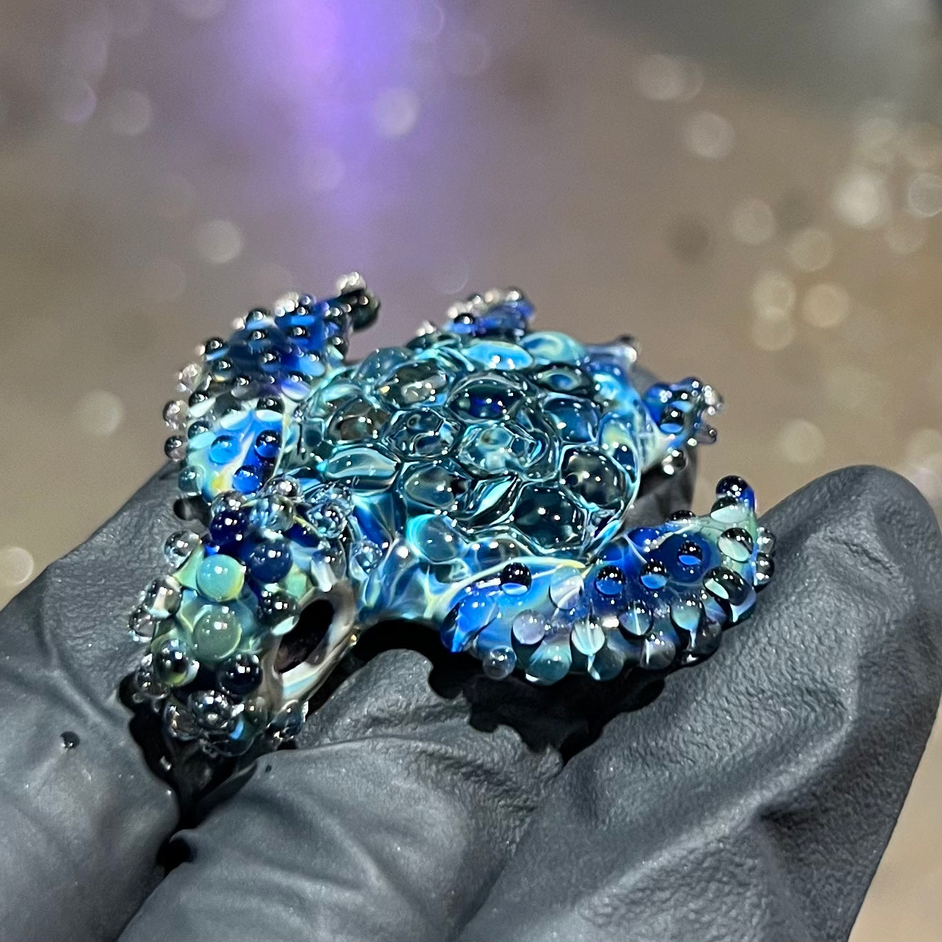 Blue Tropic Sea Turtle Pendant #1