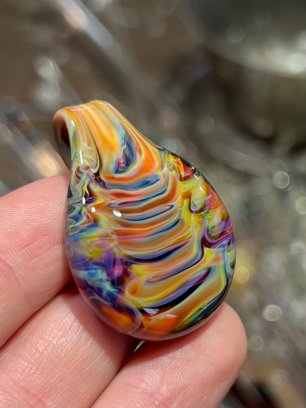Tie Dye Pendant