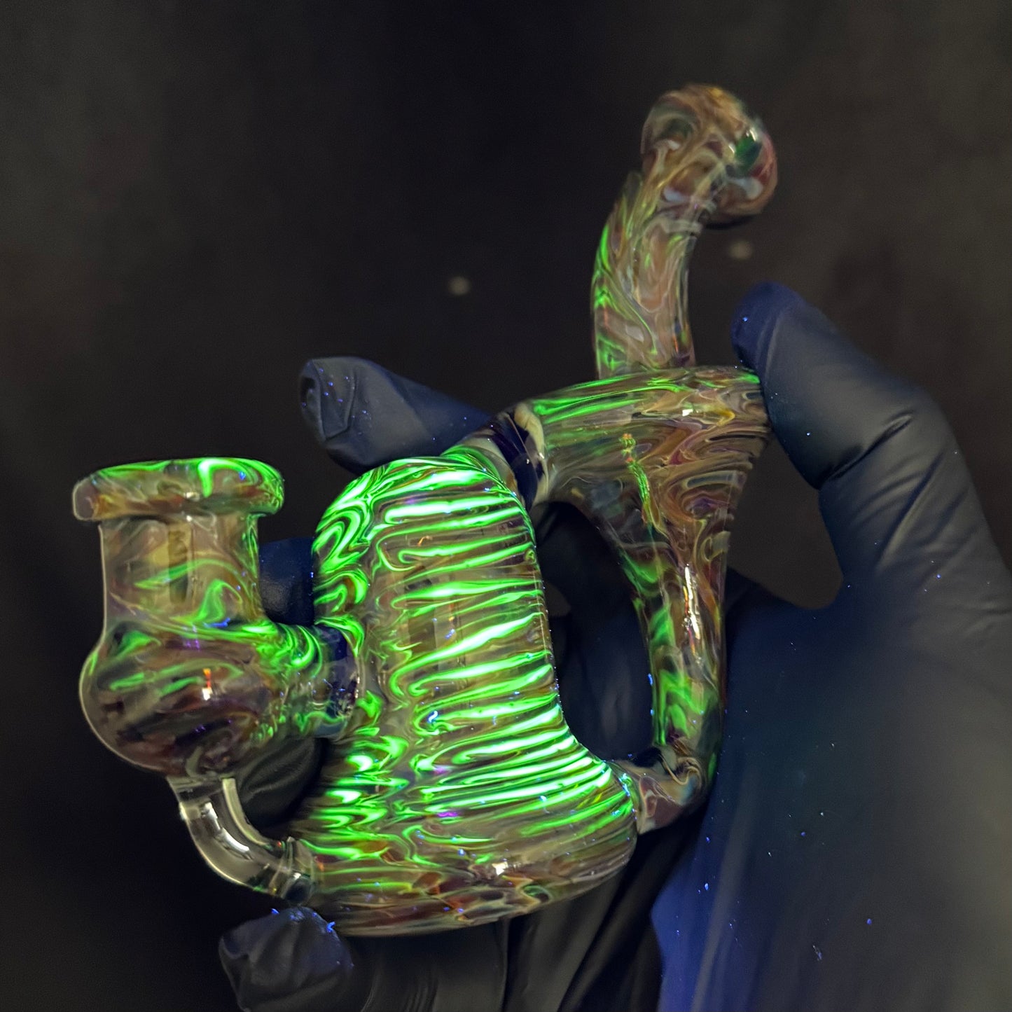 14mm UV Tie Dye Recycler