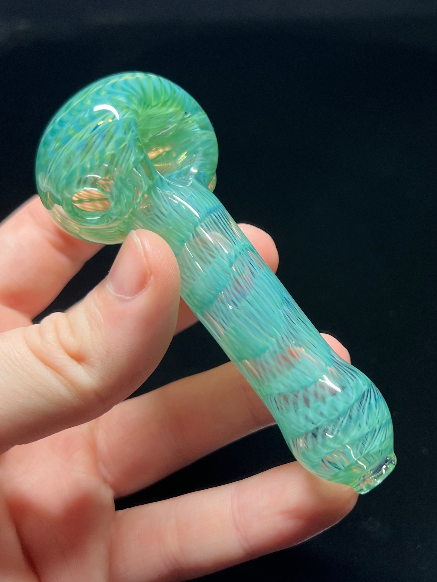 Coil Pot Teal Spoon