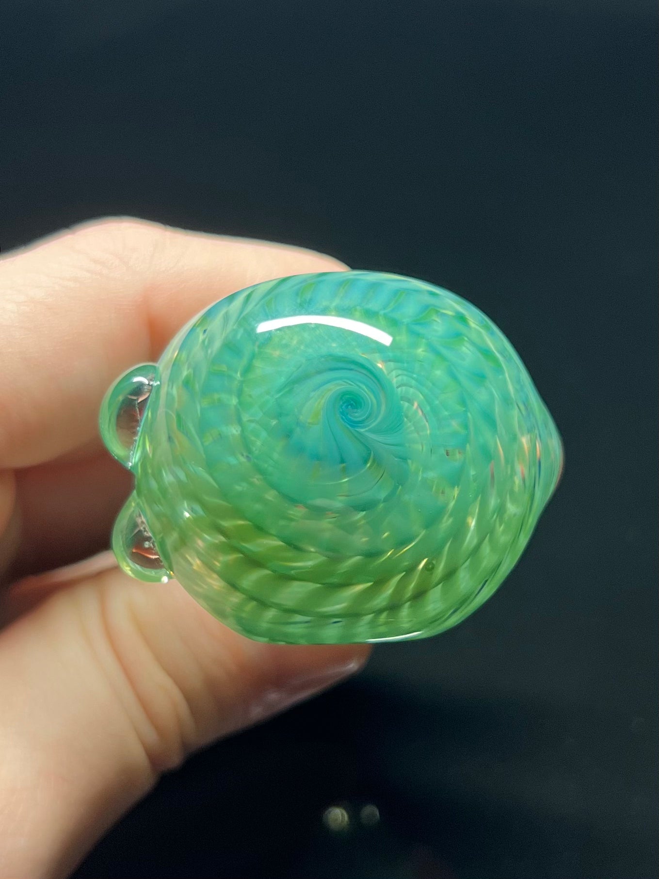 Coil Pot Teal Spoon