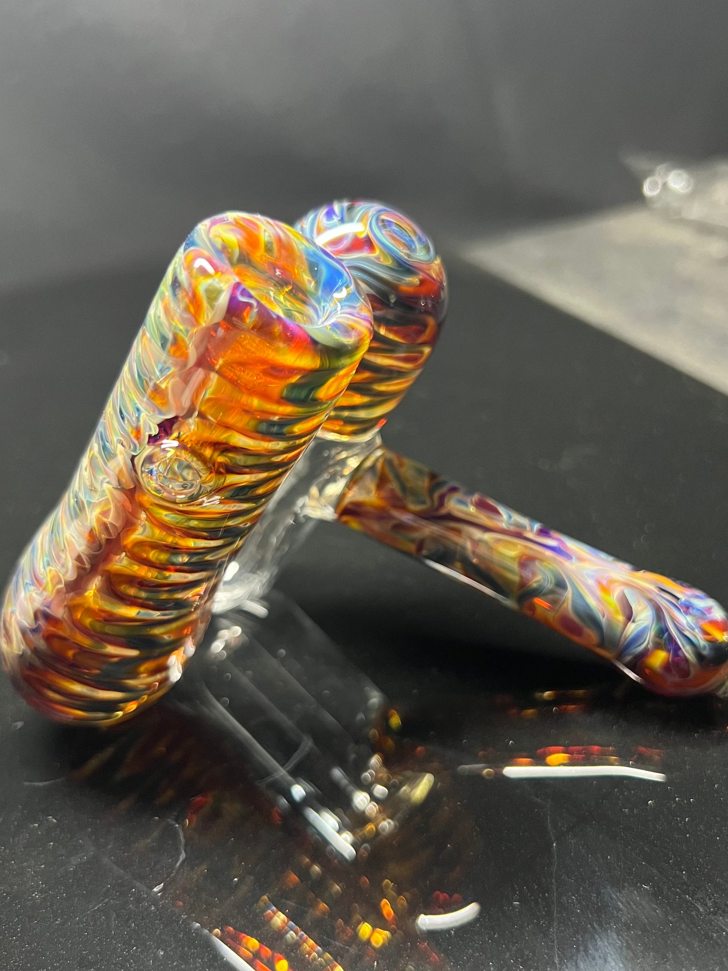 Tie Dye Double Bubbler