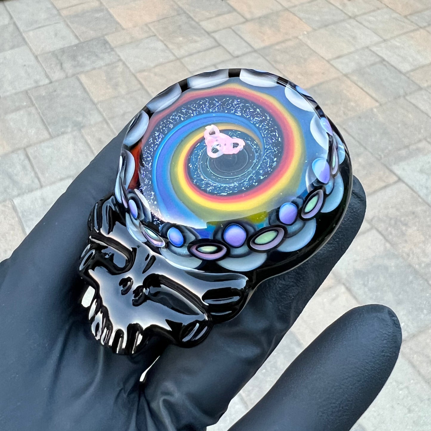 UV Stealie Belt Buckle.