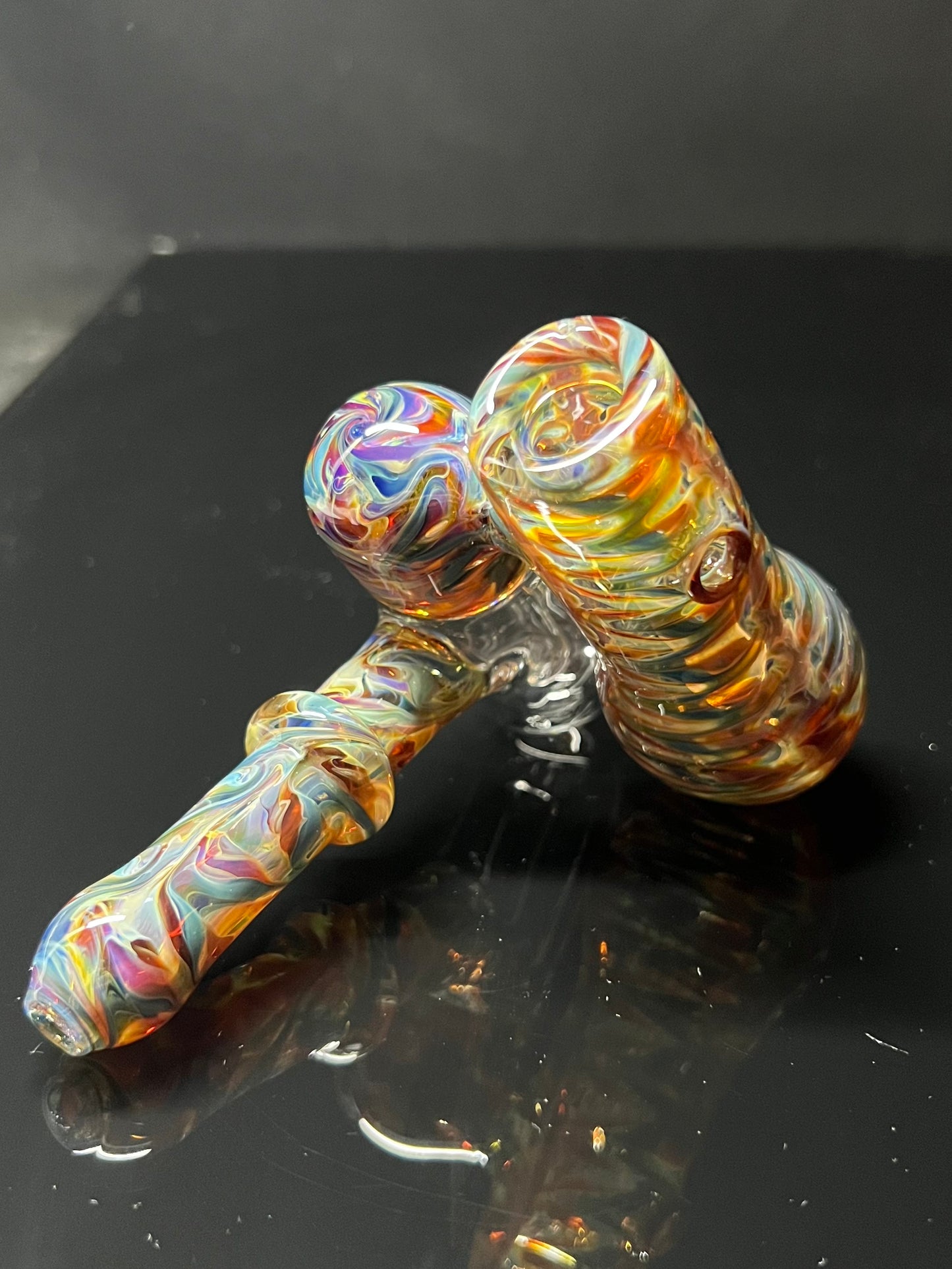 Tie Dye Double Bubbler
