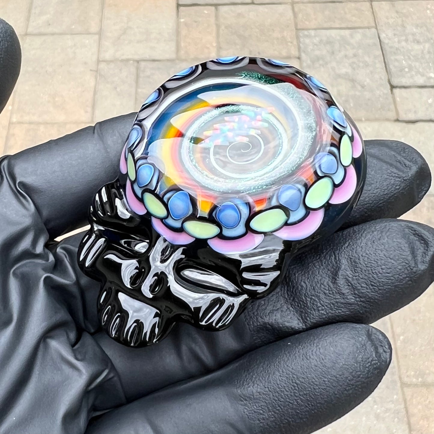 Rainbow UV Stealie Pendant