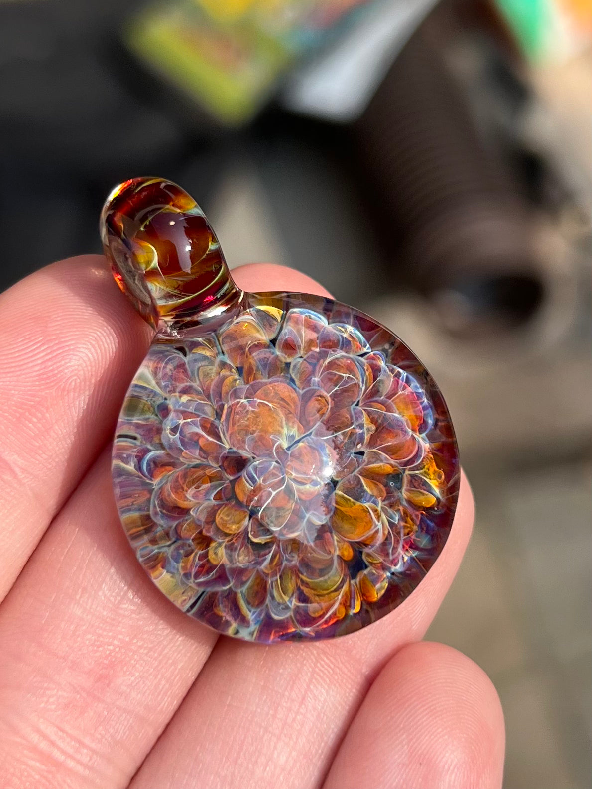 Color Burst Pendant