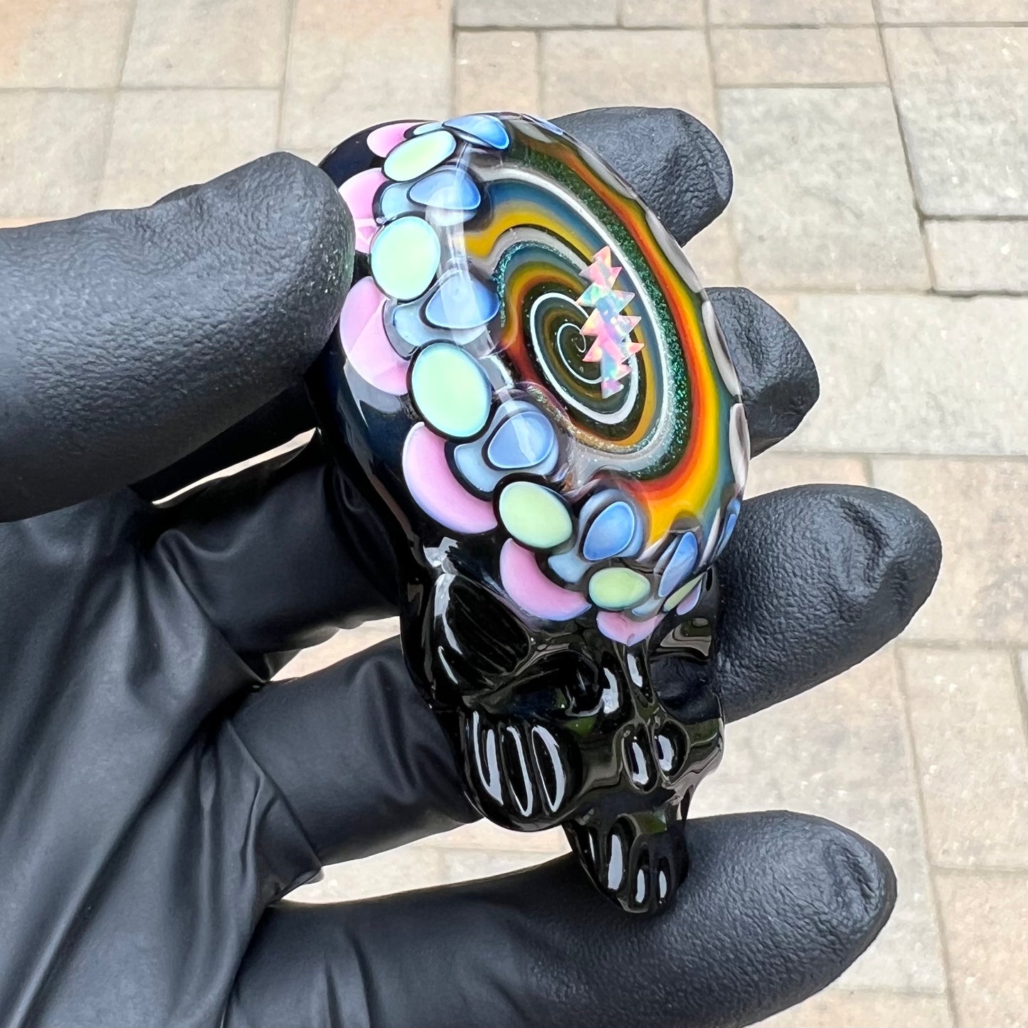 Rainbow UV Stealie Pendant