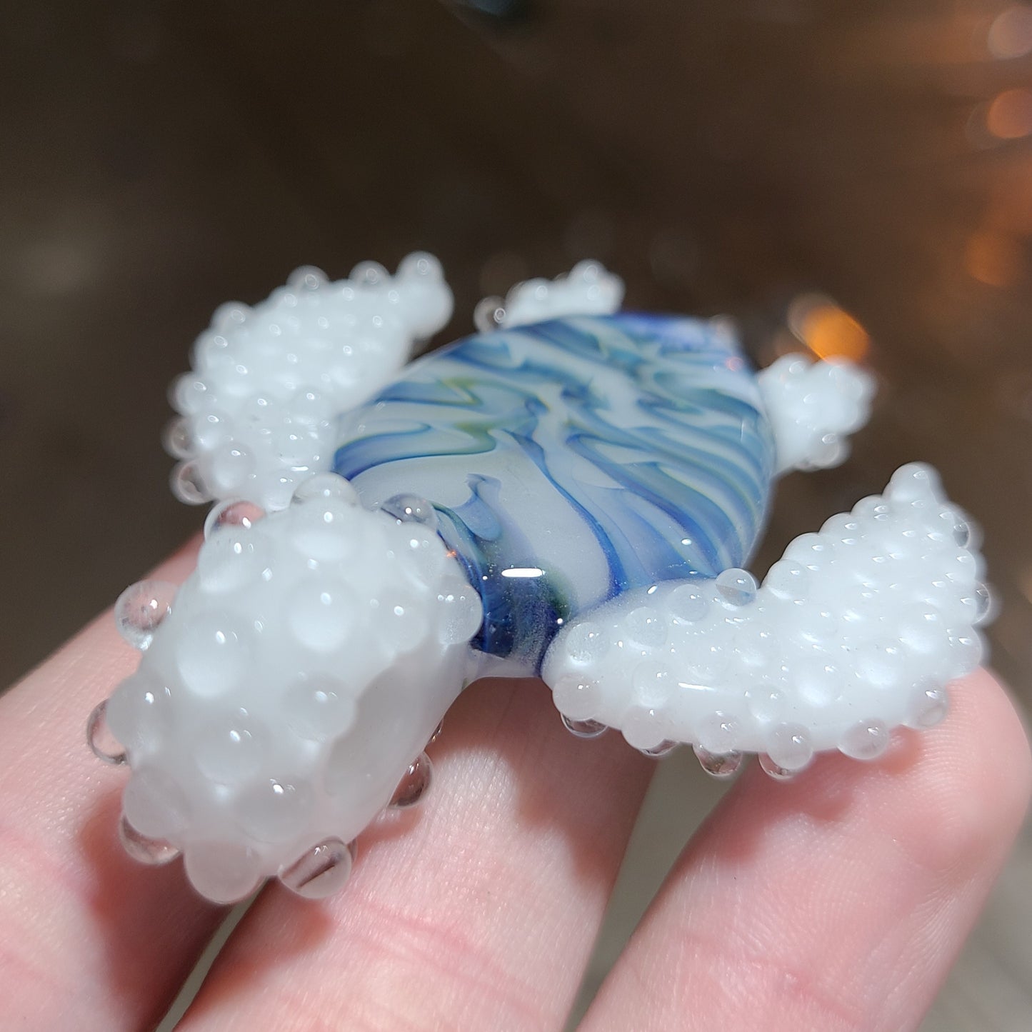 #610 Tie Dye Sea Turtle Pendant