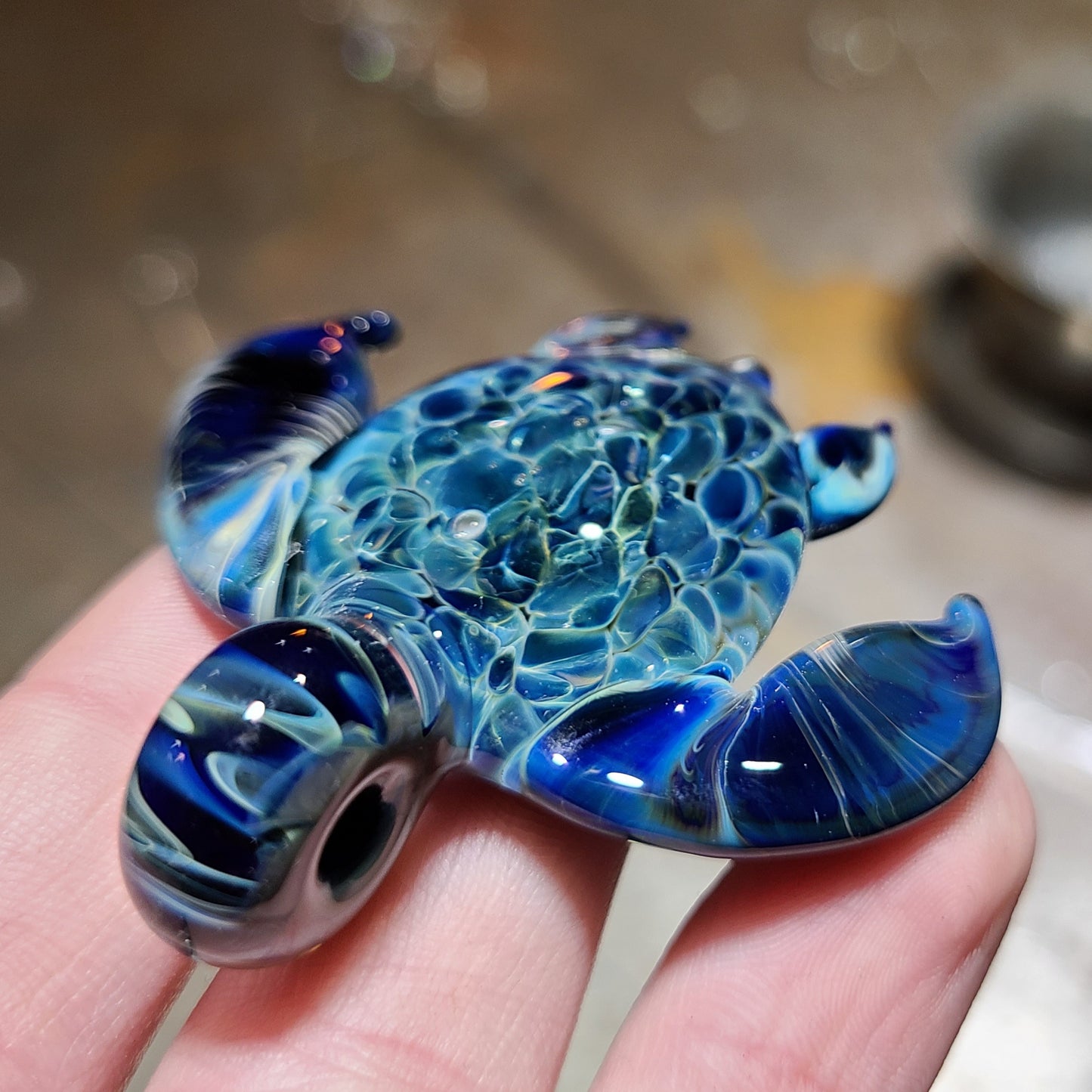 Blue Dream Sea Turtle Pendant