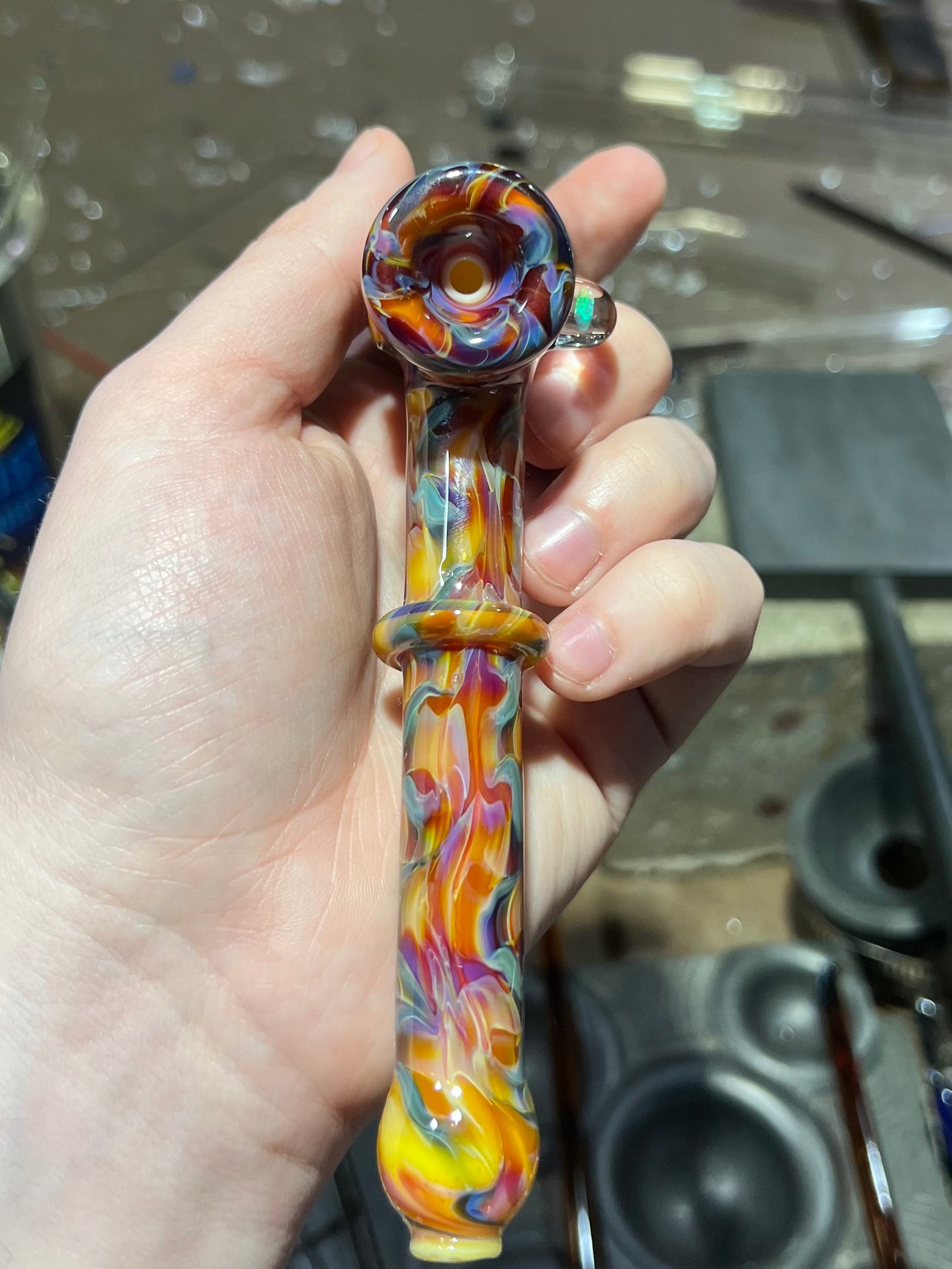 Tie Dye Hammer w/ Opal