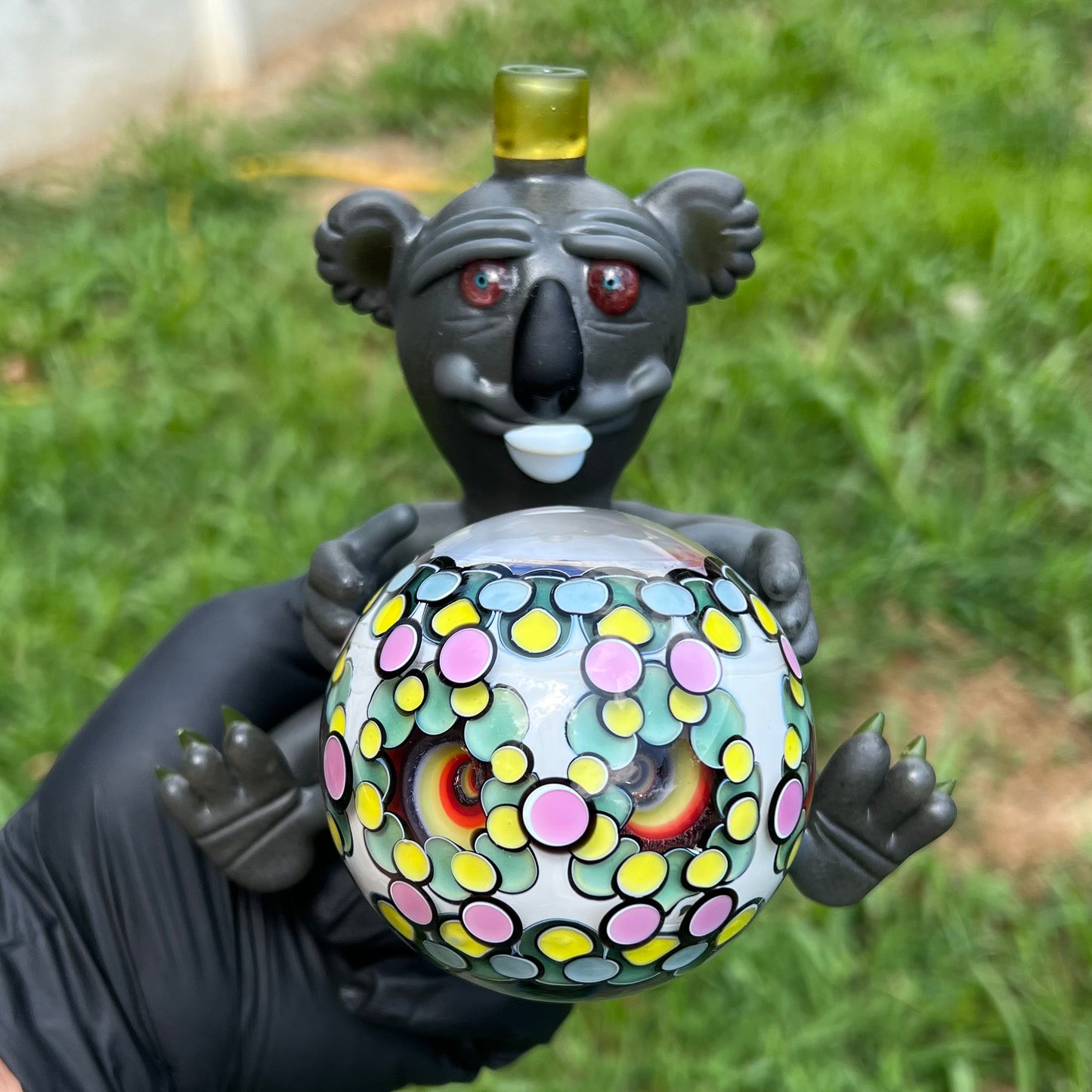 UV Koala Playing With A Beachball Rig