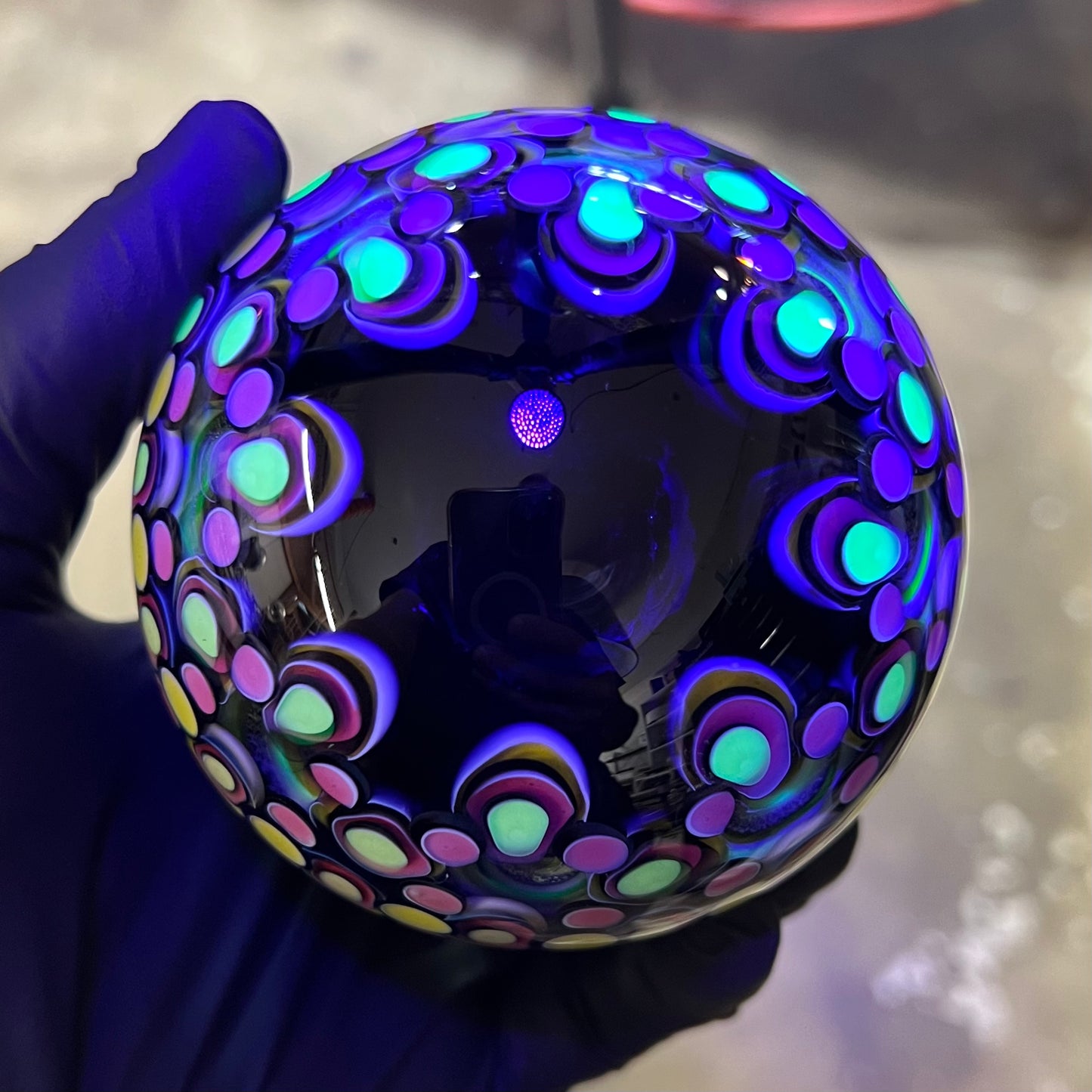 Huge UV Multi Vortex Marble