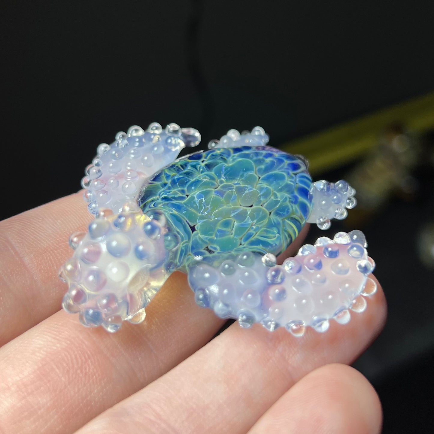 #127 UV Sea Turtle Pendant