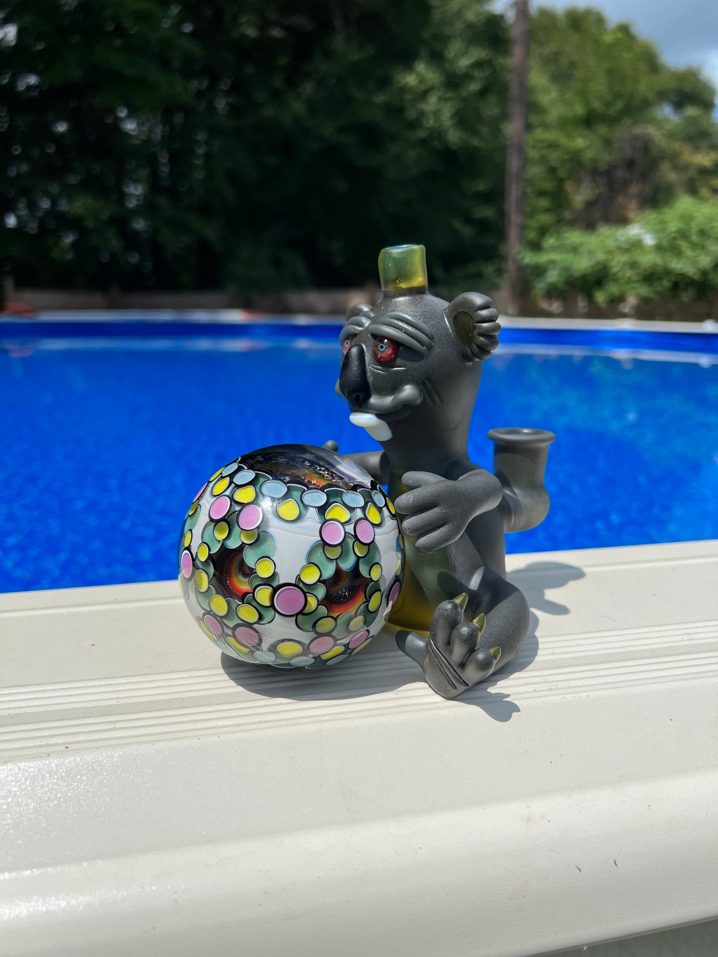 UV Koala Playing With A Beachball Rig
