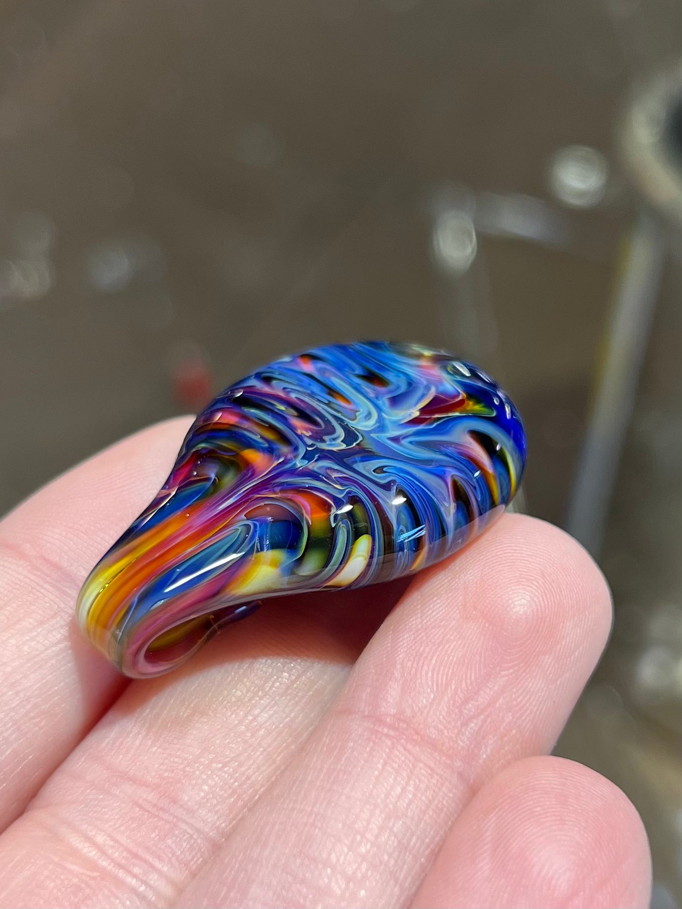 Tie Dye Pendant - E