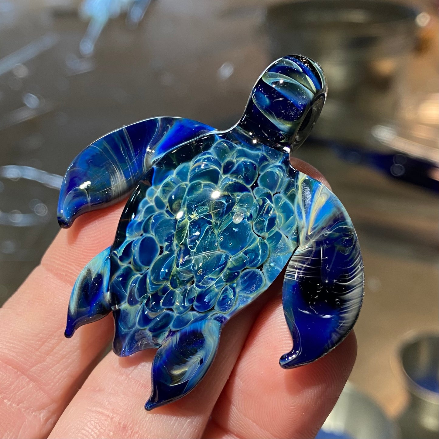 Blue Dream Sea Turtle Pendant