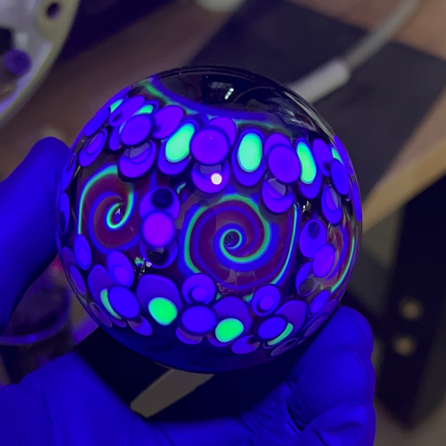 6 Vortex UV Opal Eater Cave Marble