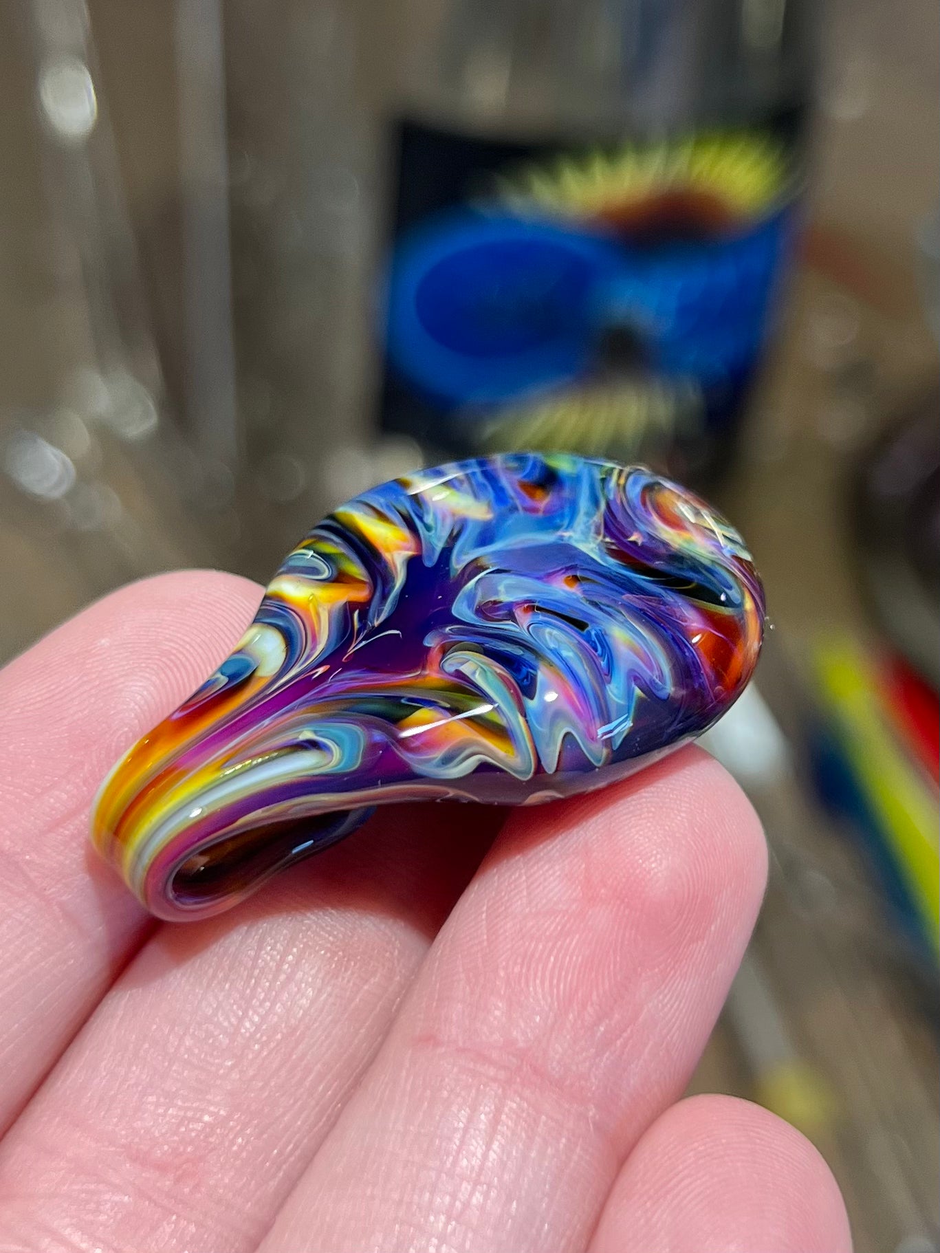 Tie Dye Pendant - A