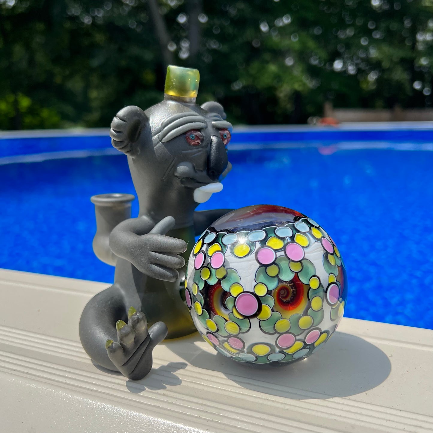 UV Koala Playing With A Beachball Rig